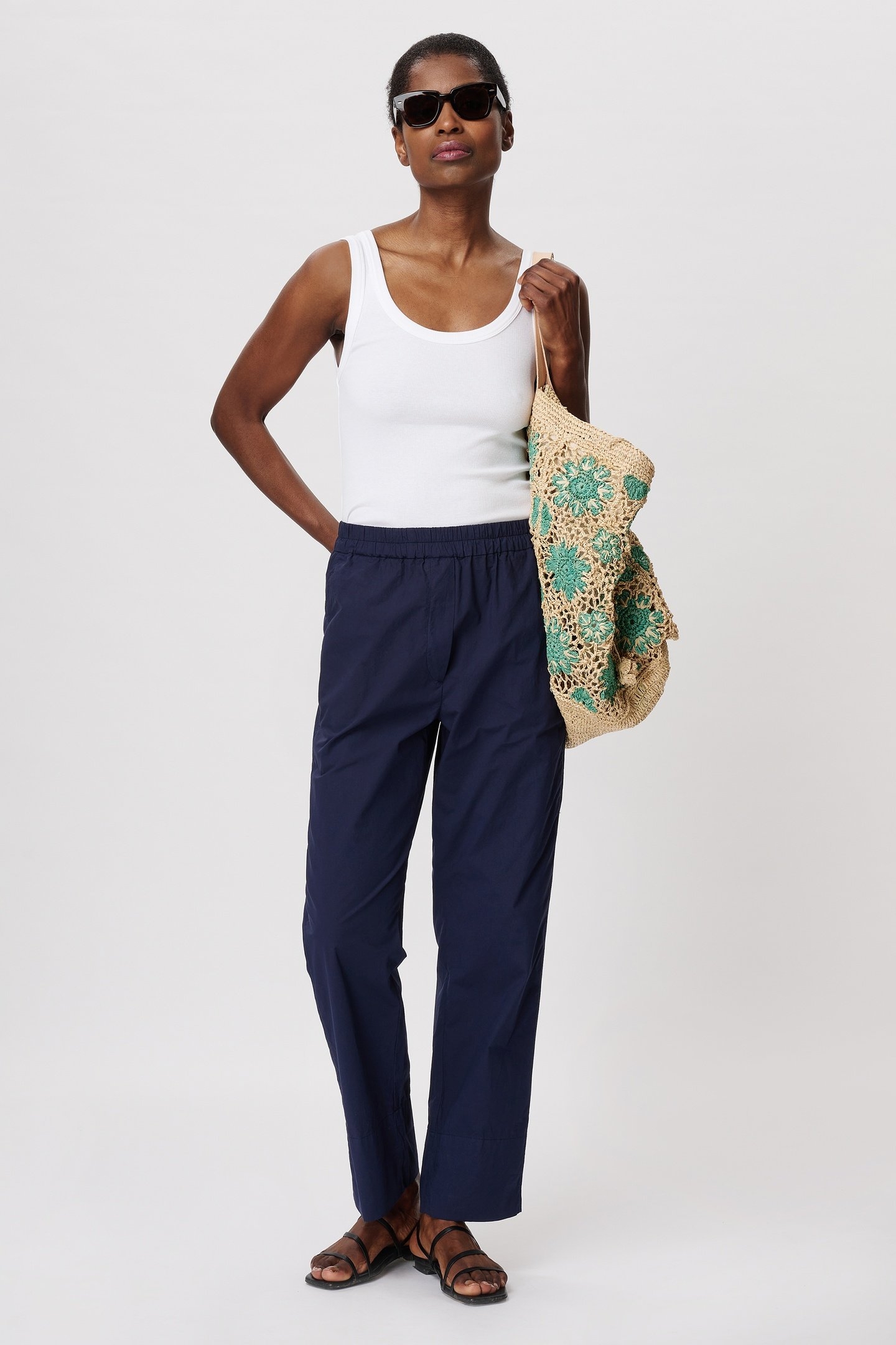 TANK RIB TOP WHITE 2