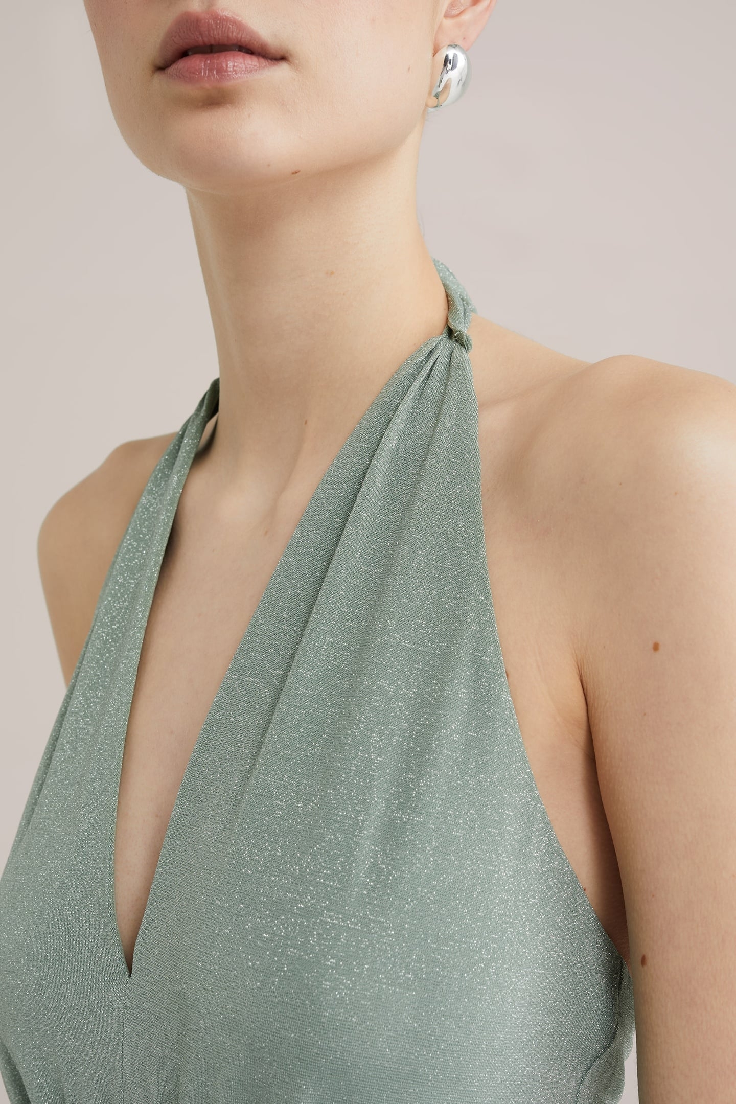 DRESS MAXI LENGTH LIGHT GREEN 6