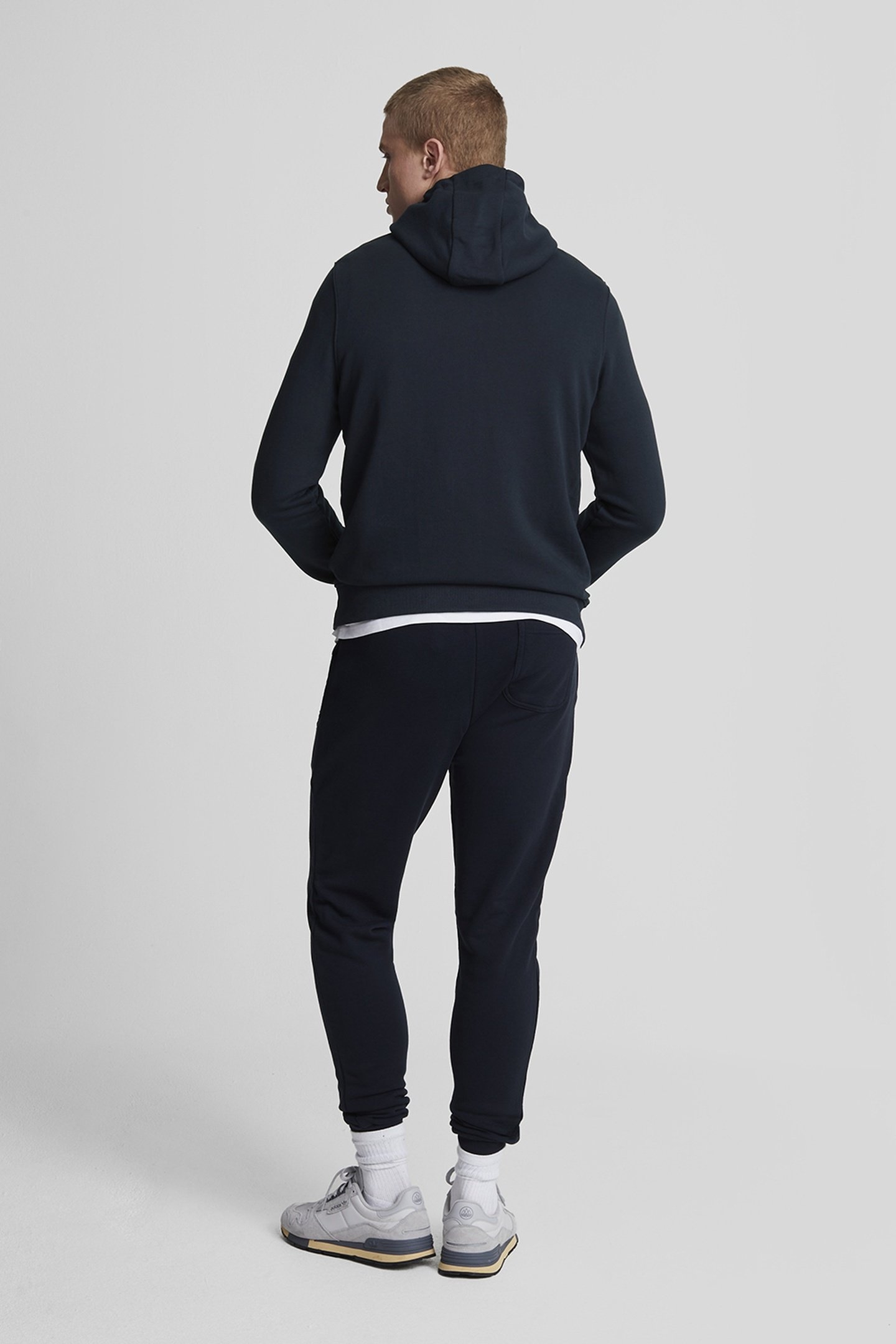 TONAL EAGLE PULLOVER HOODIE DARK NAVY 3