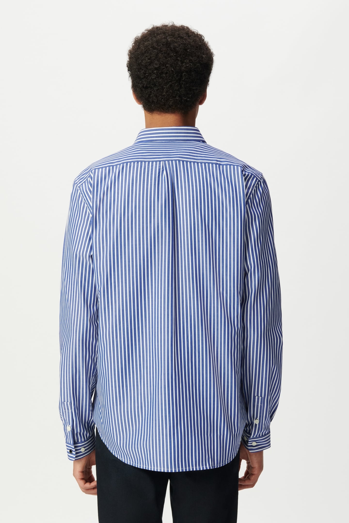 REGULAR NAVY BLUE STRIPED SHIRT 5