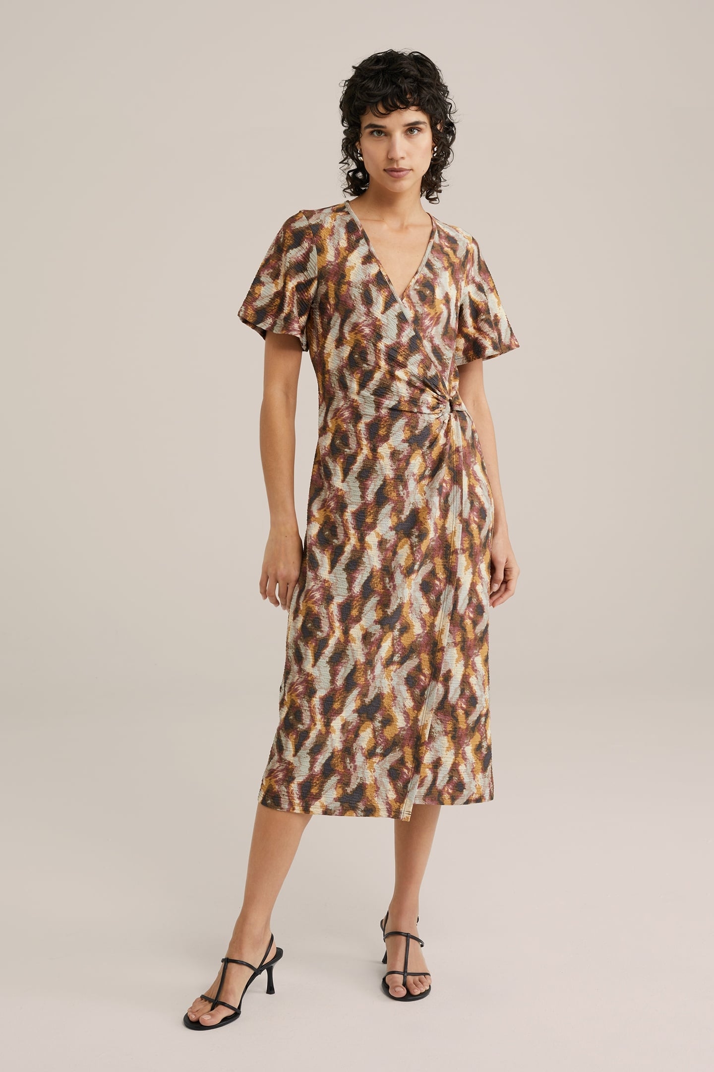 DRESS MID LENGTH YELLOW 8