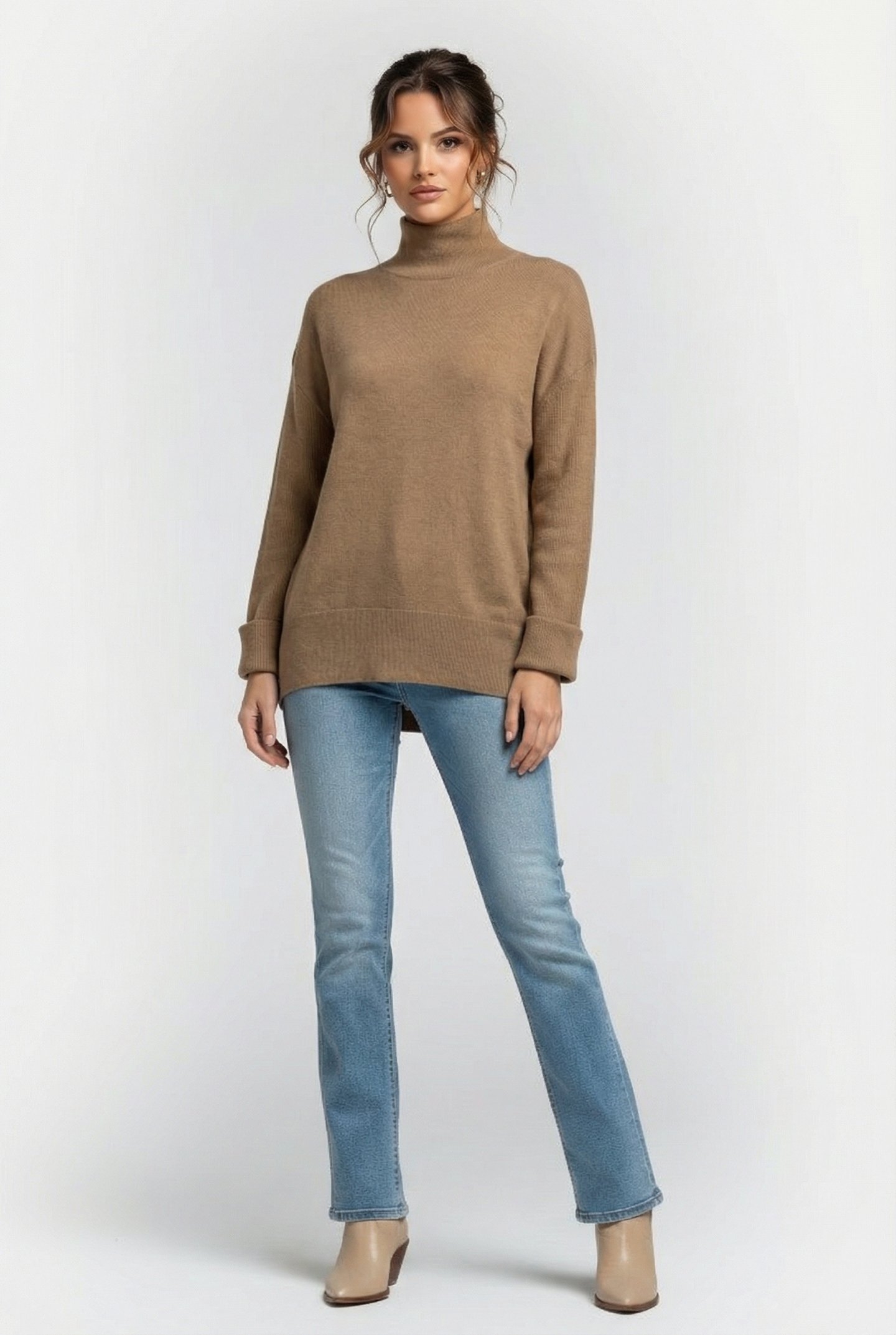 BAZILIS PULLOVER CAPPUCINO 1