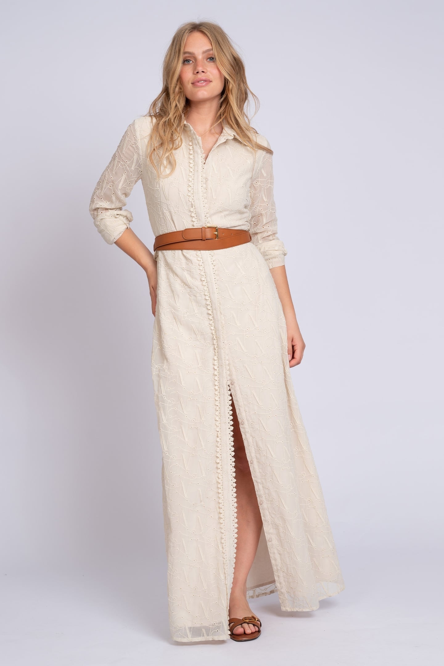 INDA MAXI DRESS CREAM 1