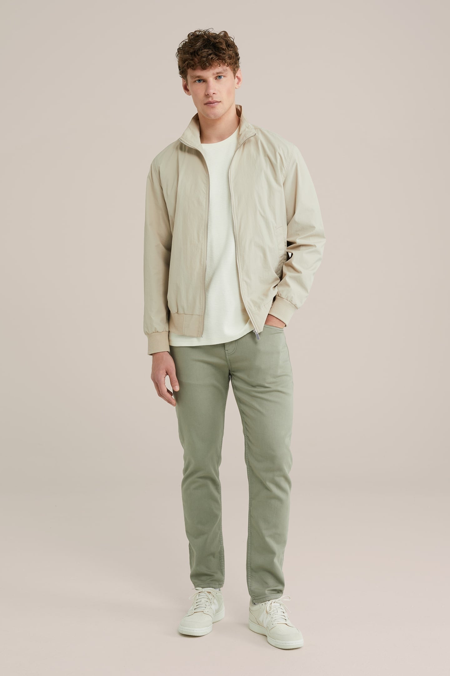 5-POCKET MID WAIST LIGHT GREEN 6