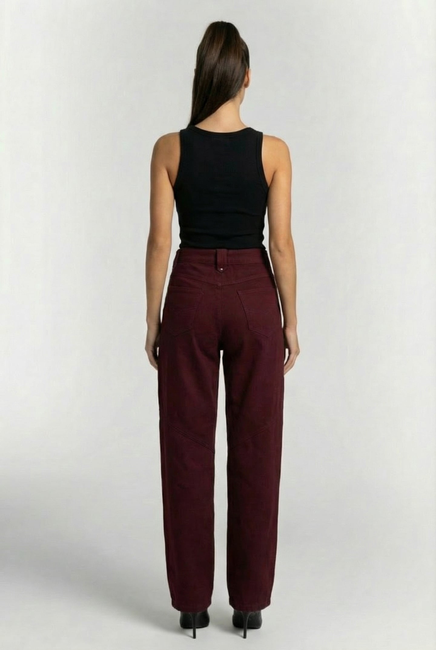 FULONA TROUSER BERRY/BORDEAUX 2