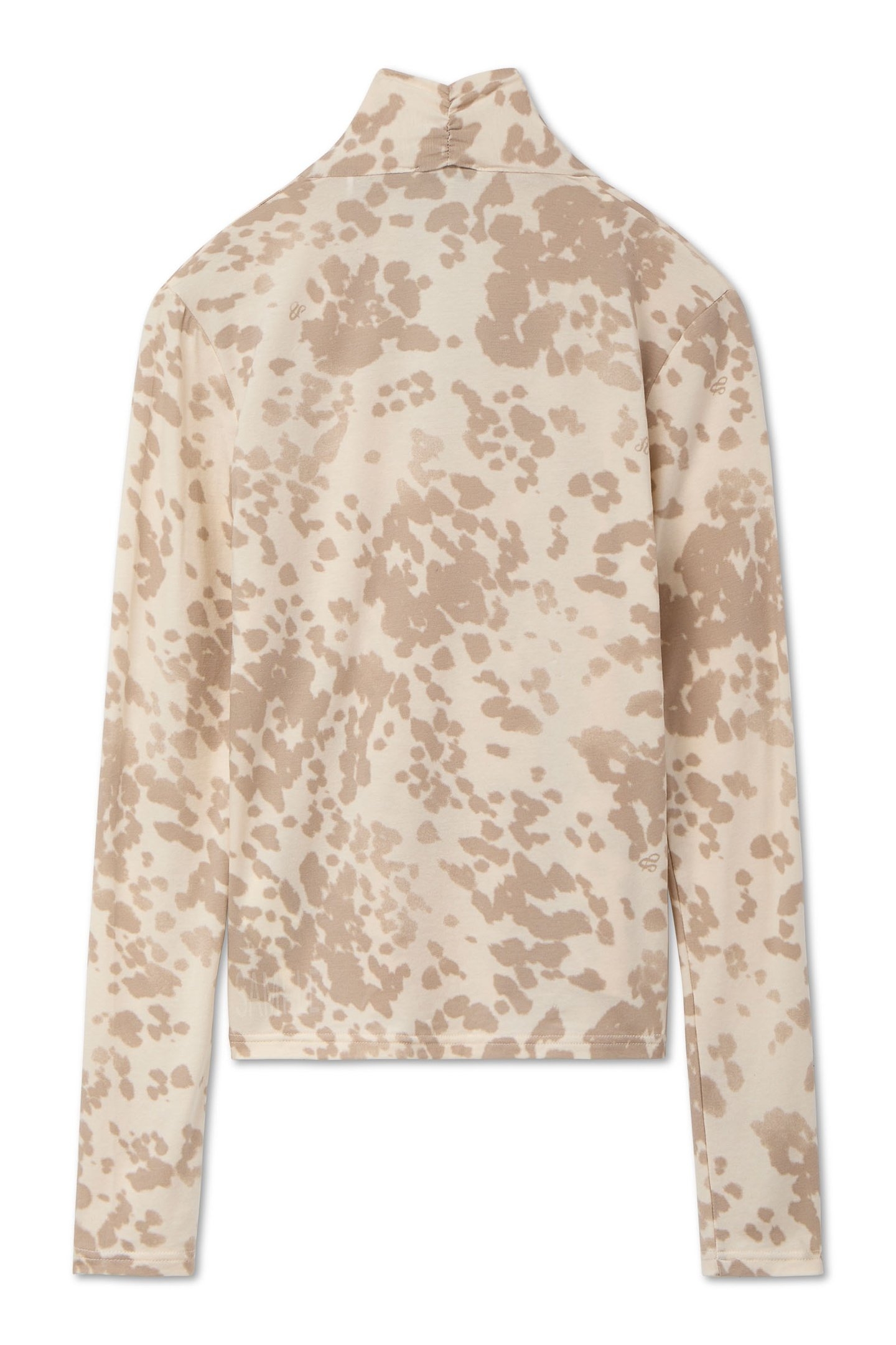 LONG SLEEVE KNIT TOP WHITECAP GRAY COW PRINT 6