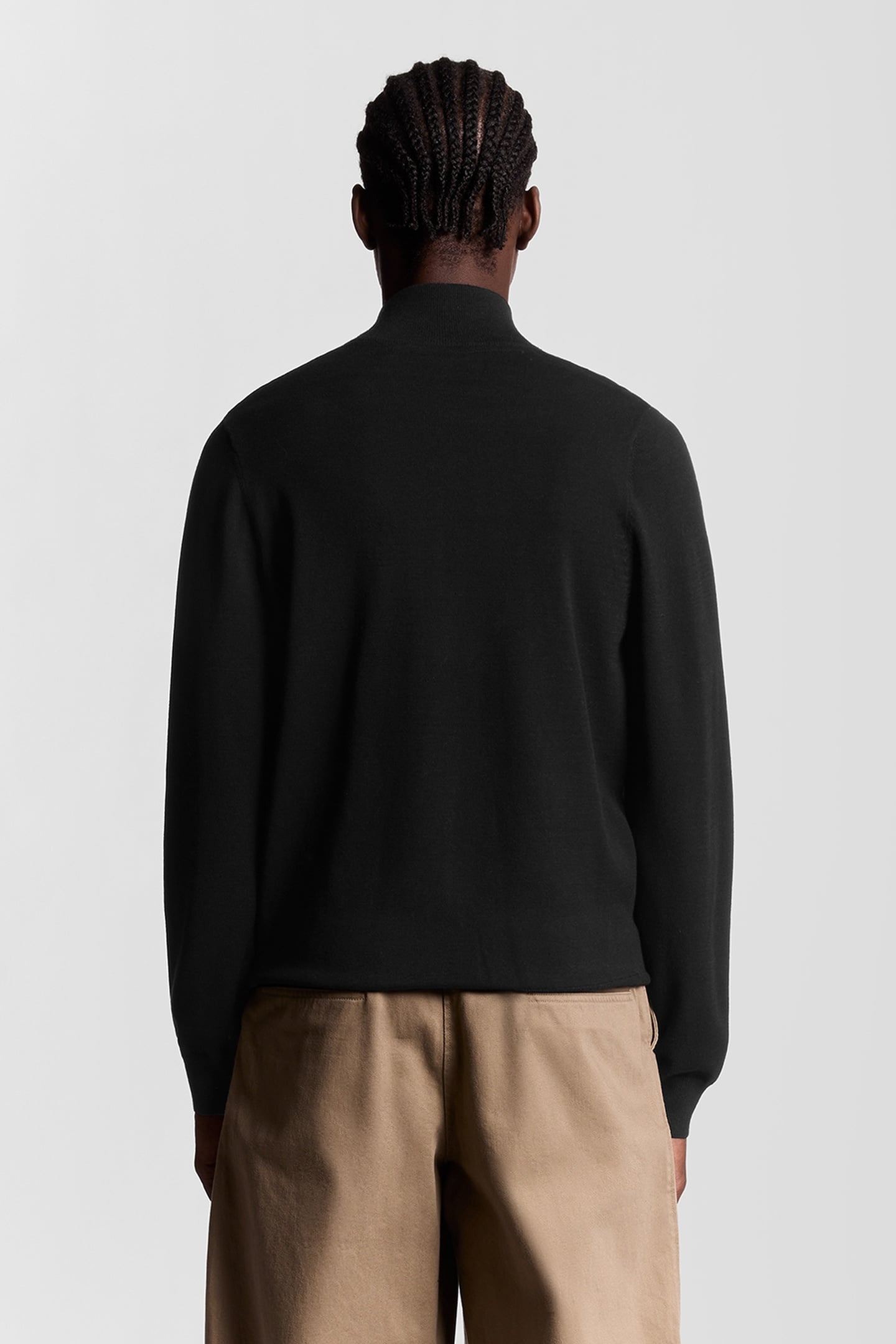 MESH LOGO KNITTED TRACK JACKET PUTTY 3