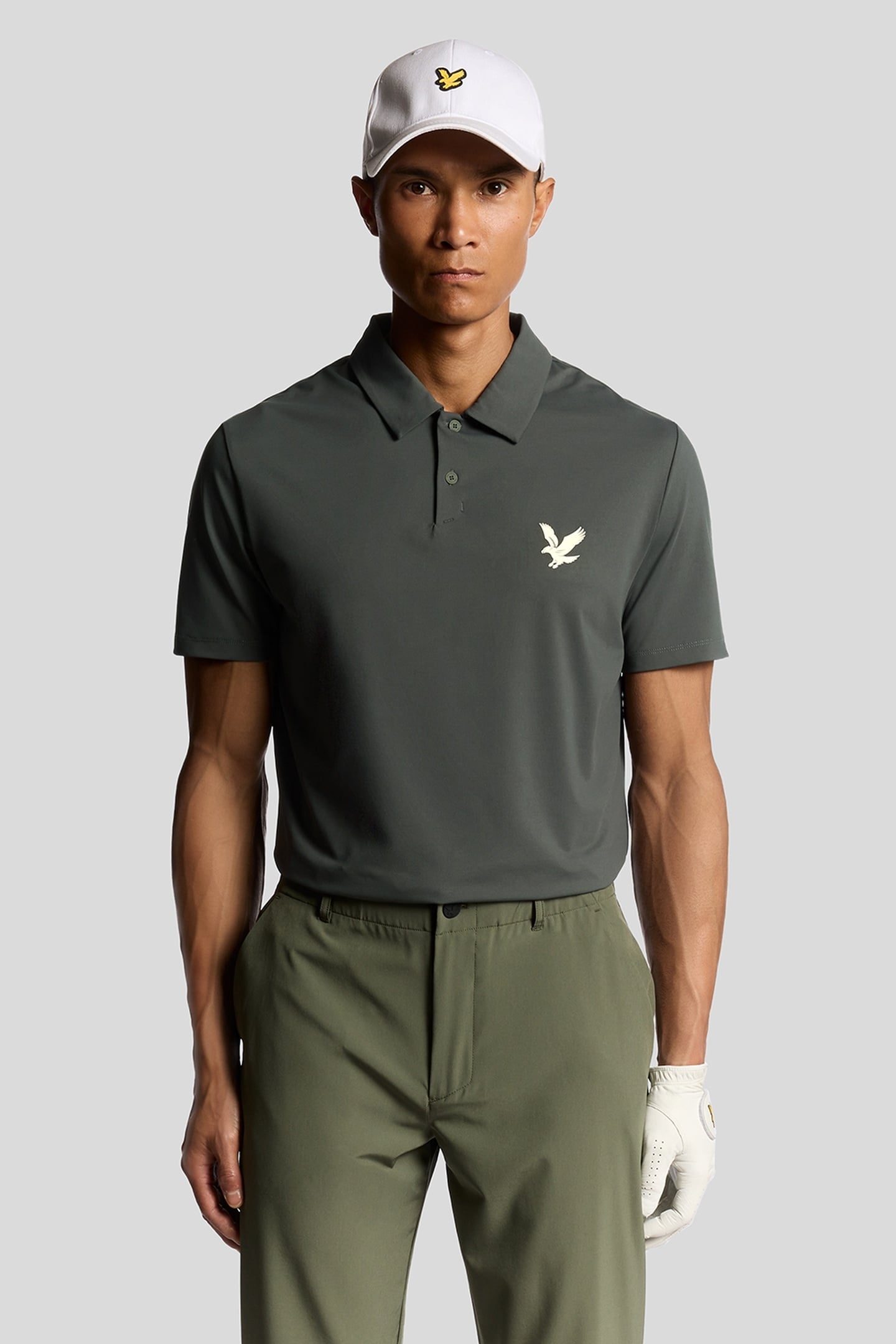 GOLF COURSE POLO SHIRT GRANITE 1