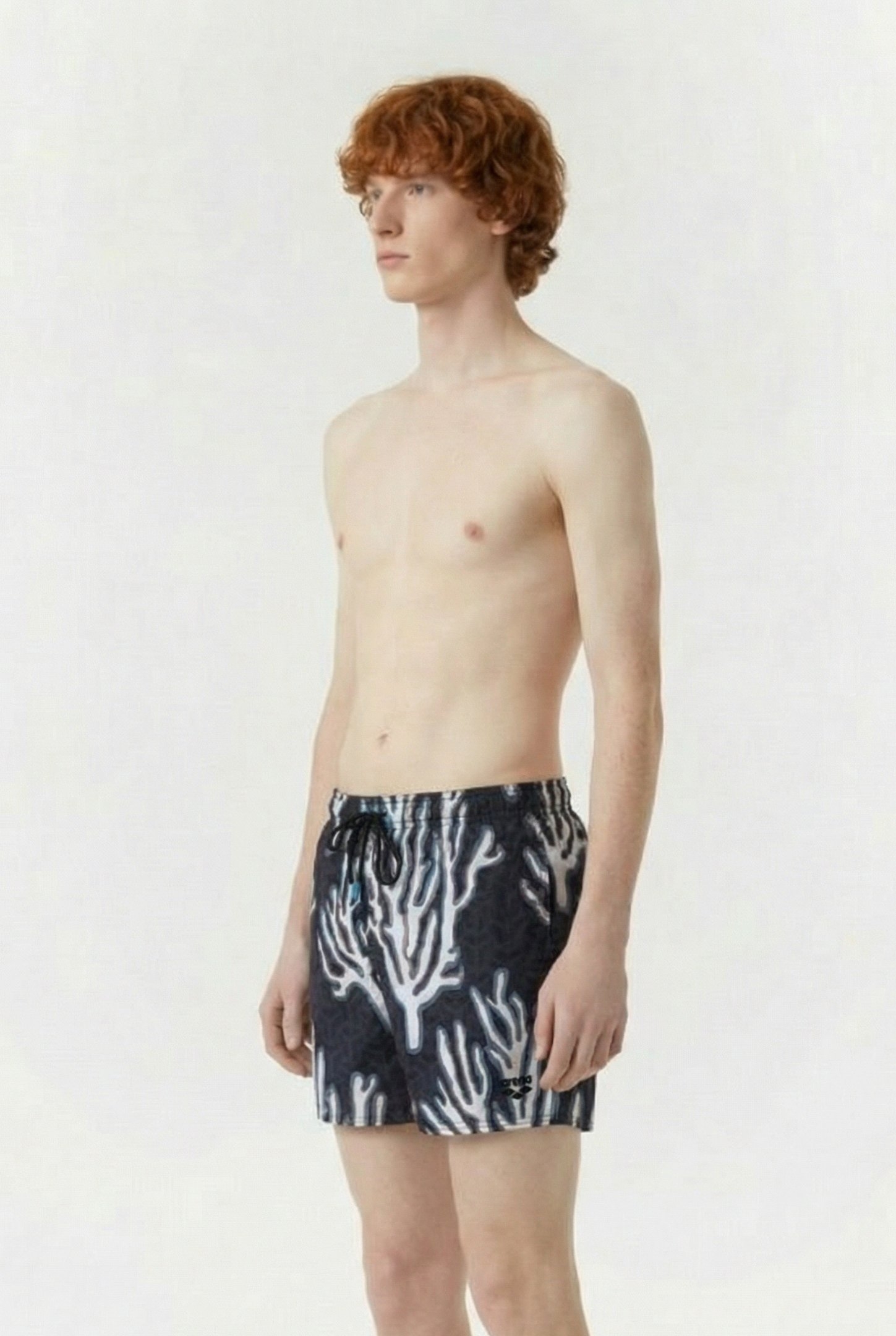 MEN'S BEACH BOXER PLACED DEEP SEA -ASPHALT 3