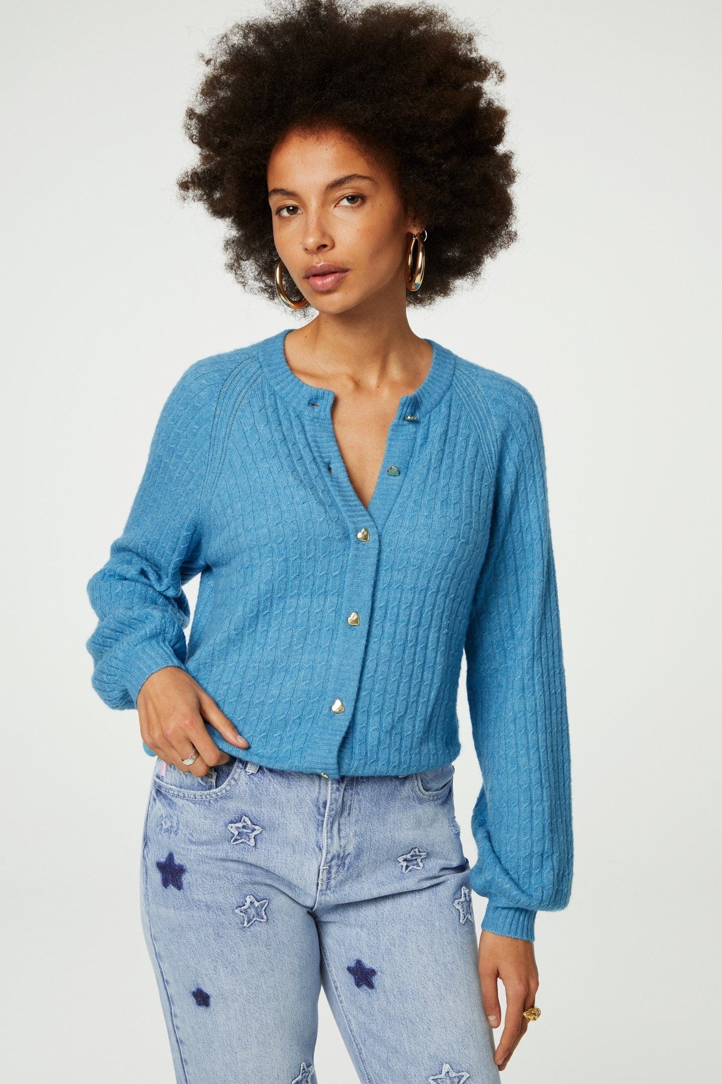 CHARLOTTA CARDIGAN VENUS BLUE 3