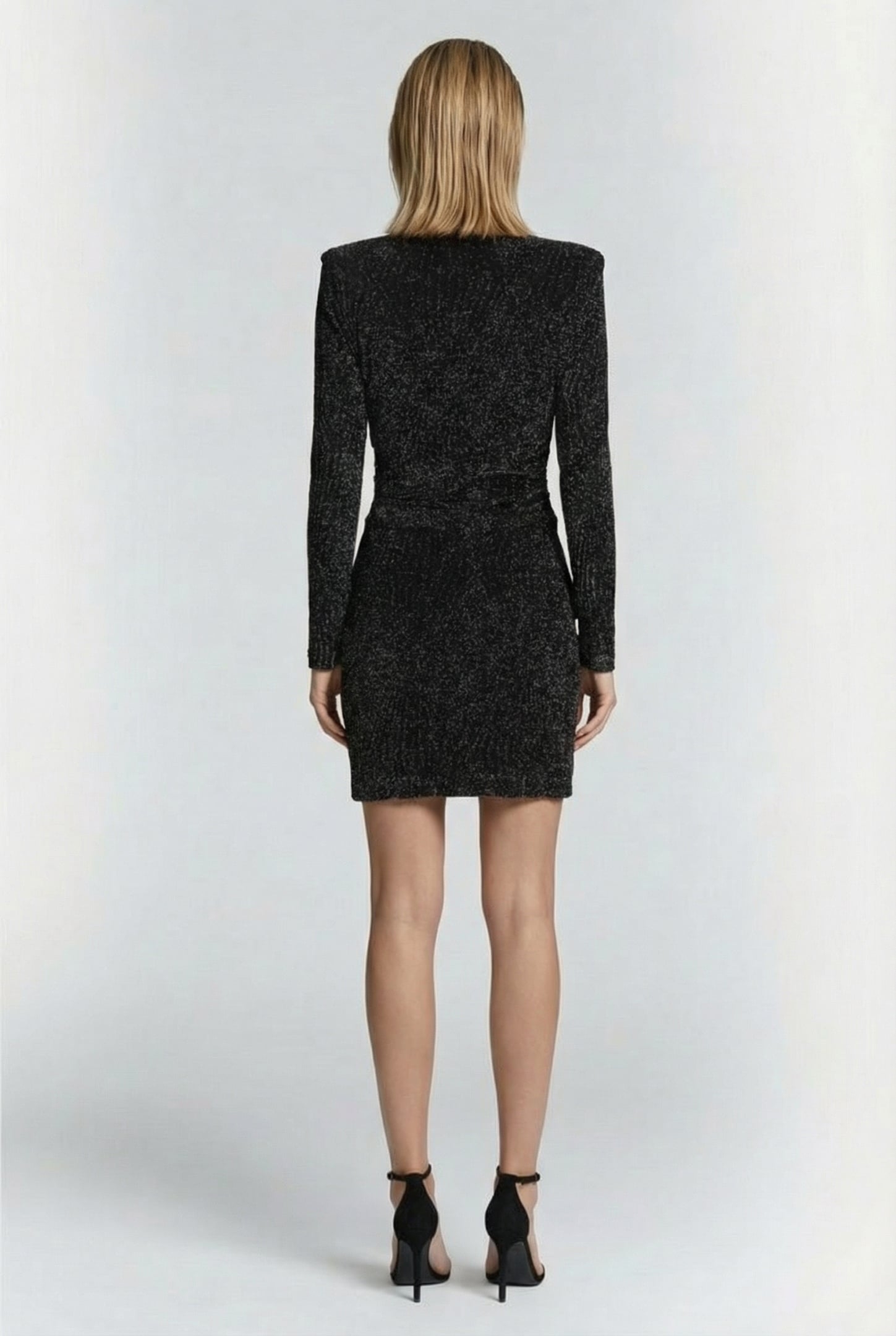 UPWOOD DRESS BLACK/BLACK LUREX 2