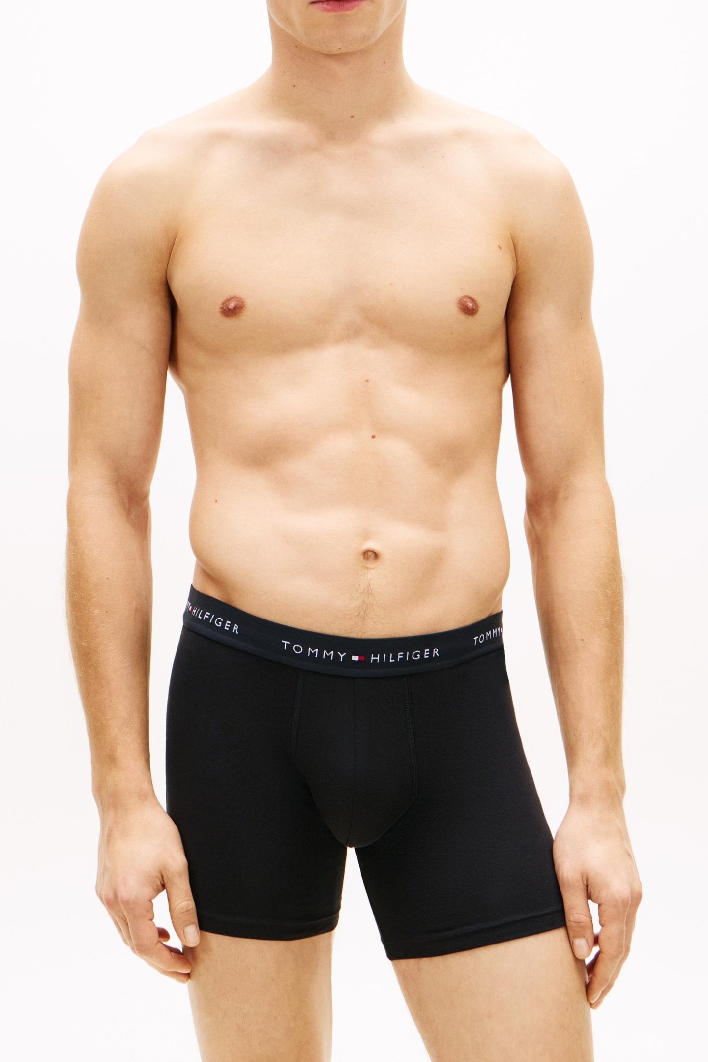 3-PACK SIGNATURE LOGO WAISTBAND BOXER BRIEFS BLACK 2