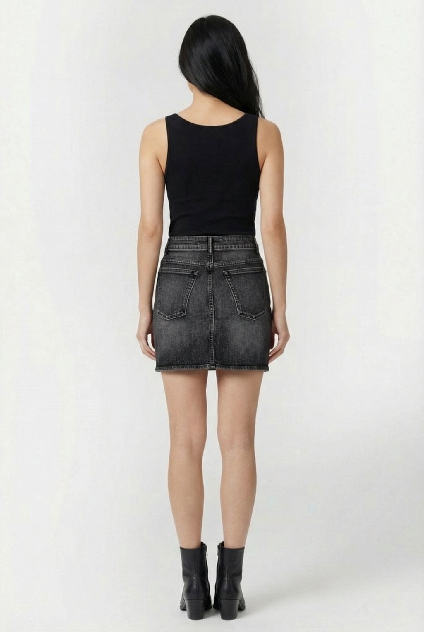 VIVY SKIRT FADED BLACK 2