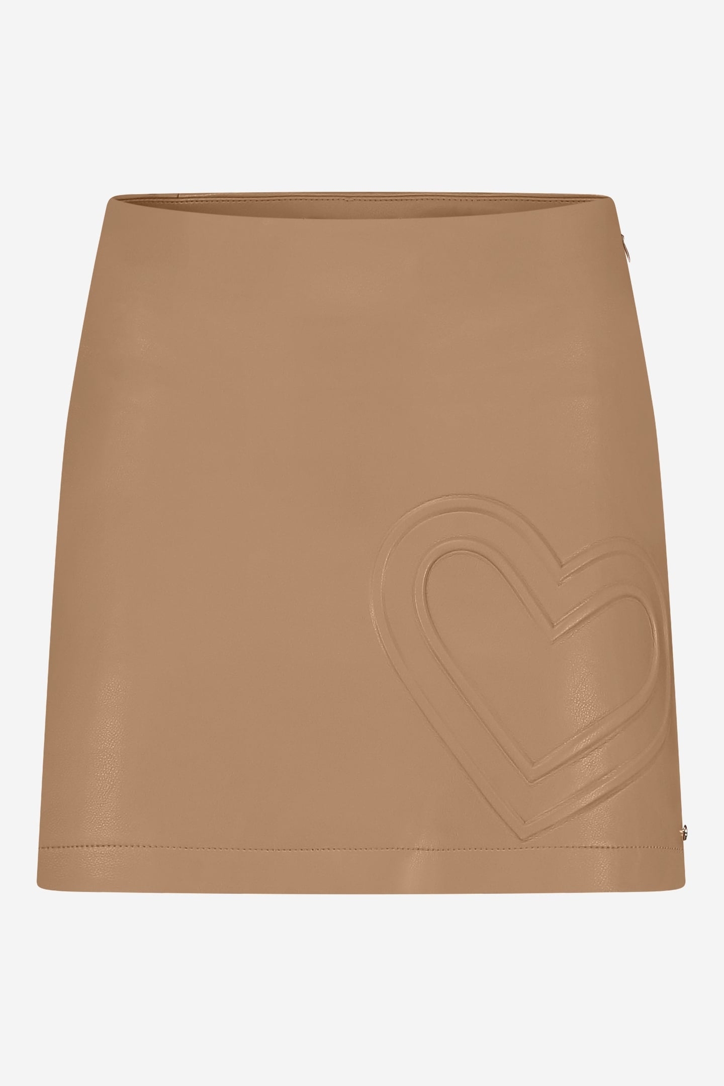 ILEVIO PU SKORT CARAMEL 1