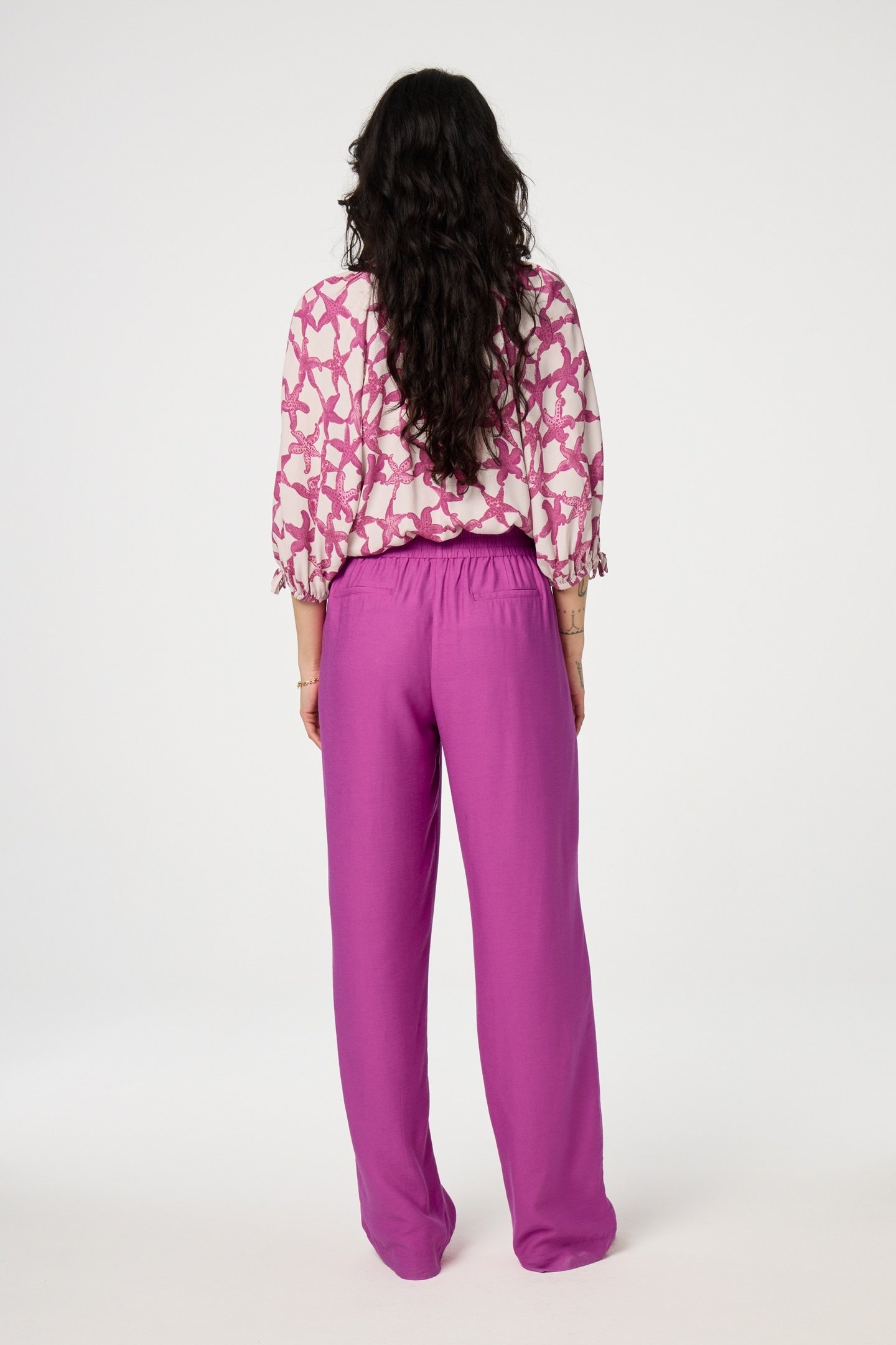 NEALE TROUSERS PINK PUNCH 2