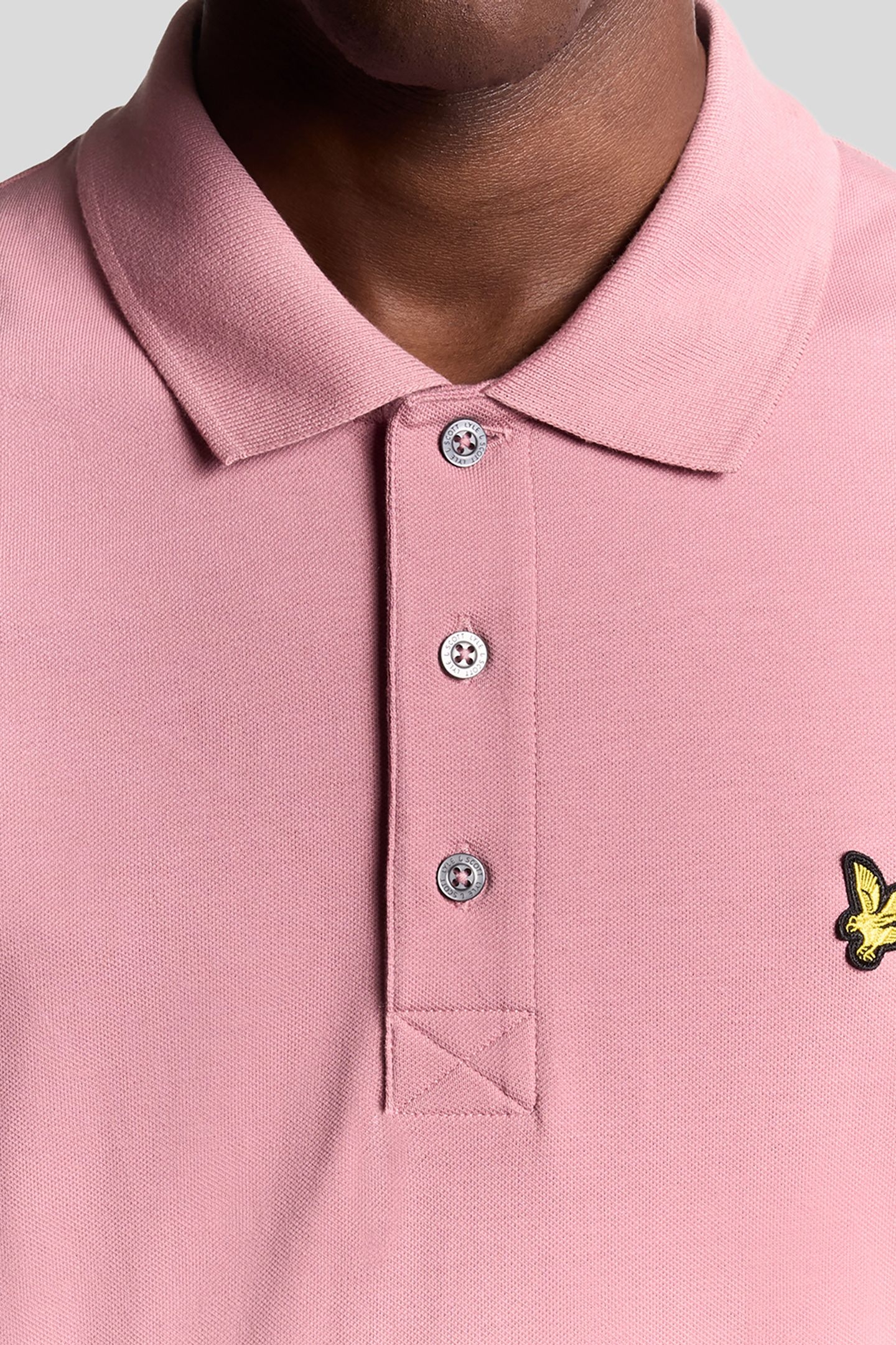 PLAIN POLO SHIRT GARDEN ROSE 6