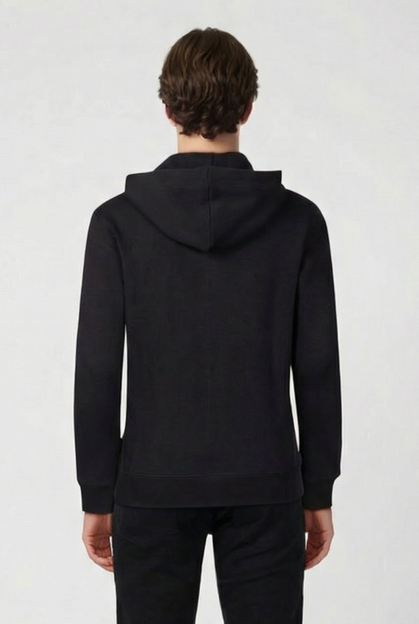 FC ZIP HOOD BLACK/GUNMETAL 2