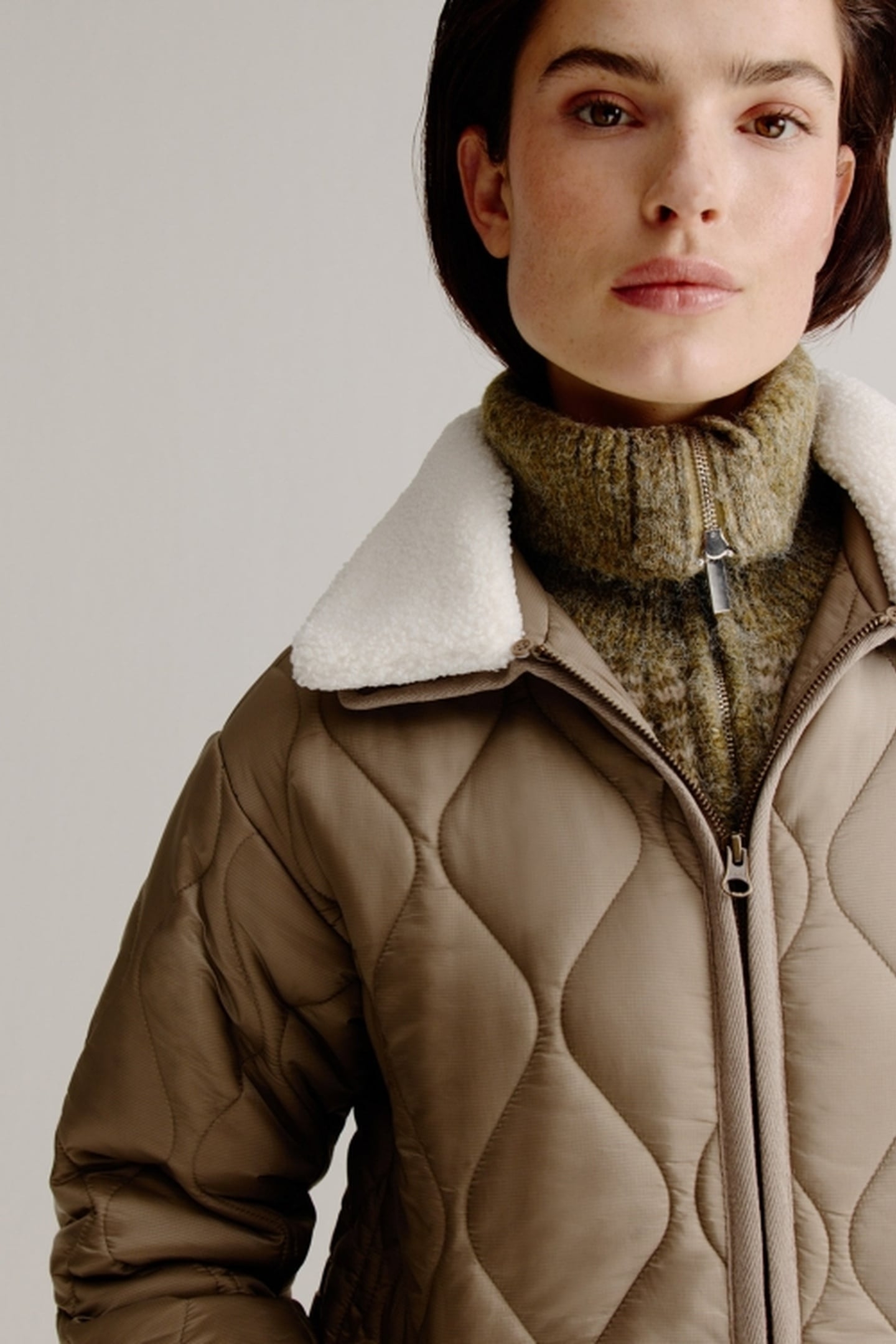LINDO COAT LIGHT KHAKI 5