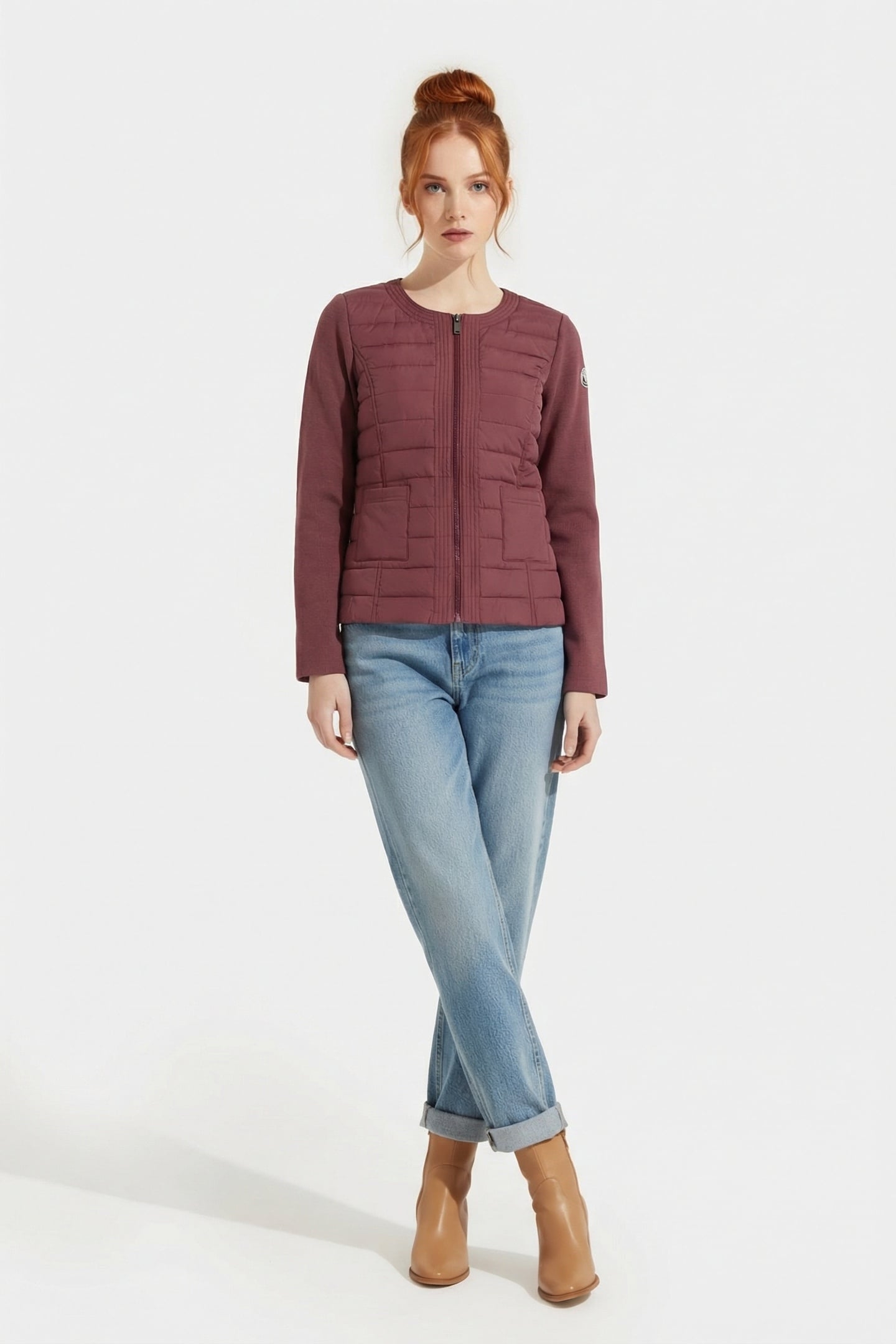 ALMERIA DOWN JACKET BURGUNDY 1