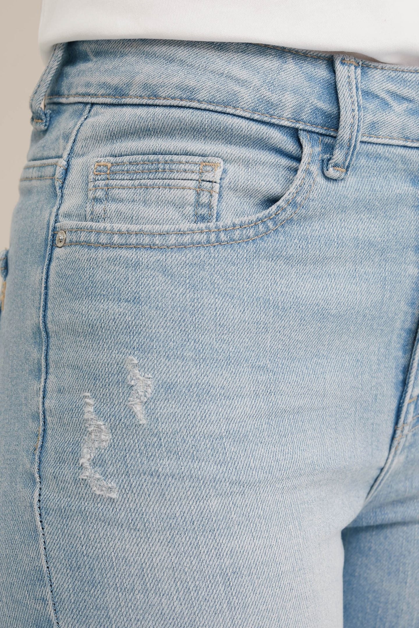 5-POCKET HIGH WAIST BRIGHT BLUE 7