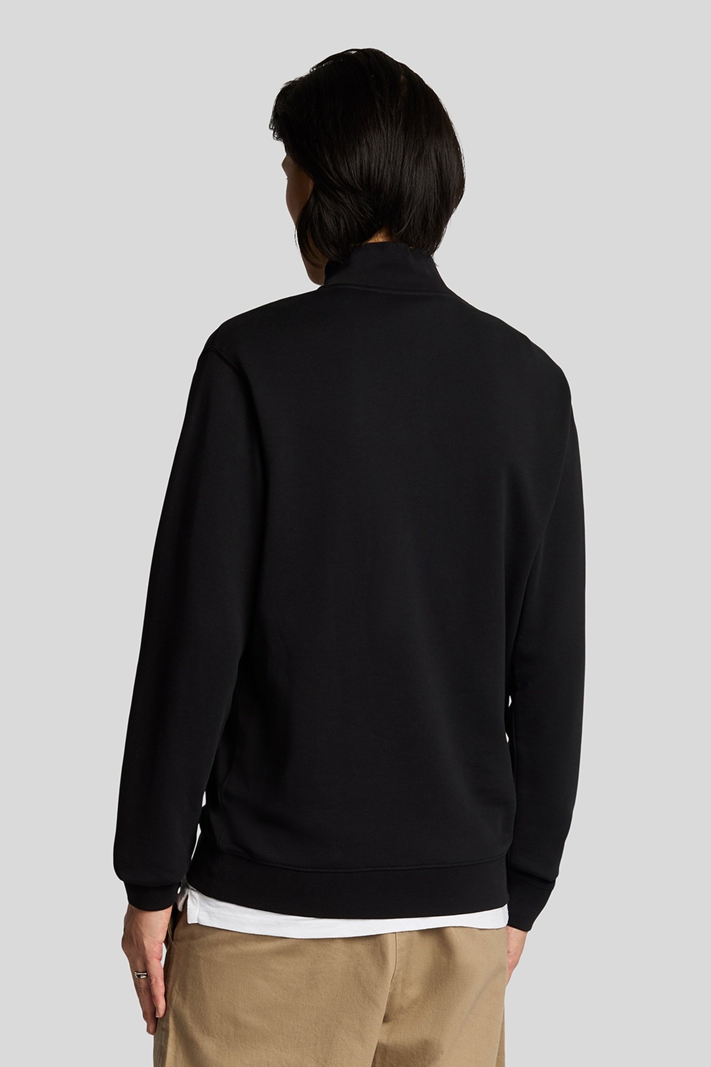 TAILORED ZIP THROUGH OVERSHIRT JET BLACK 3