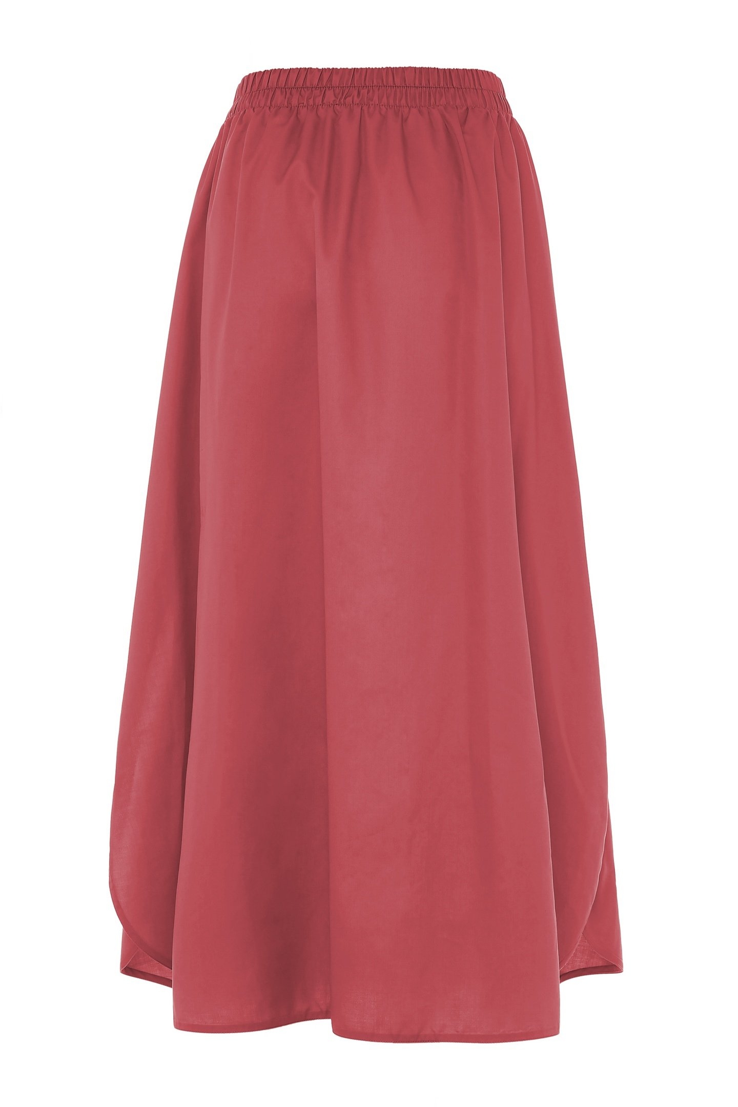 EUTOPIA LONG SKIRT POPLIN ROSEWINE 2