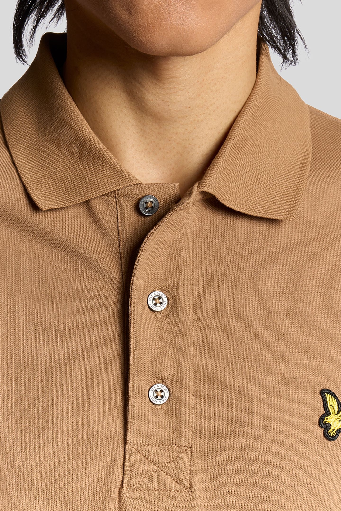 PLAIN POLO SHIRT TIGERS EYE 5