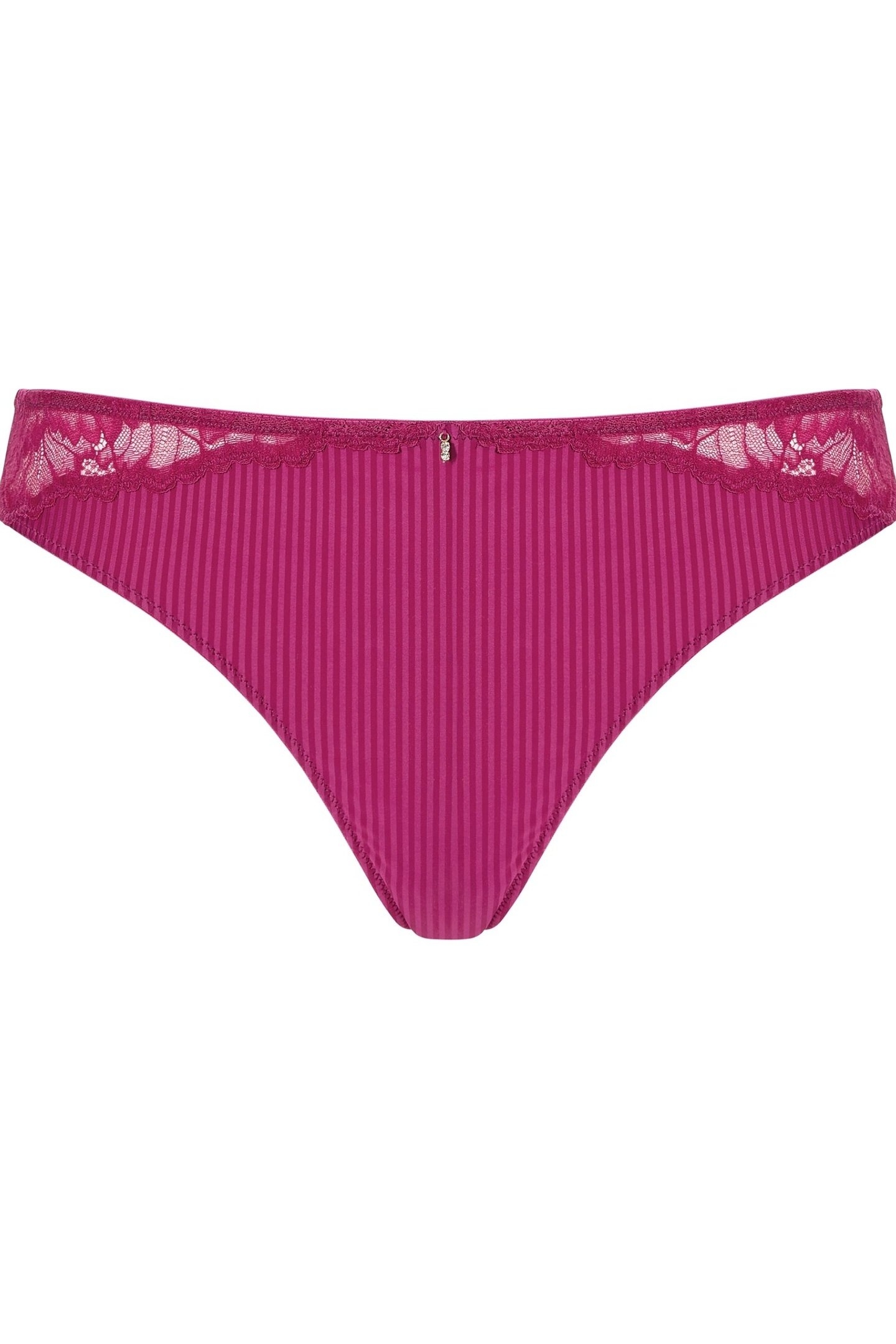 THONG STRIPE LACE SWEET CHERRY 1
