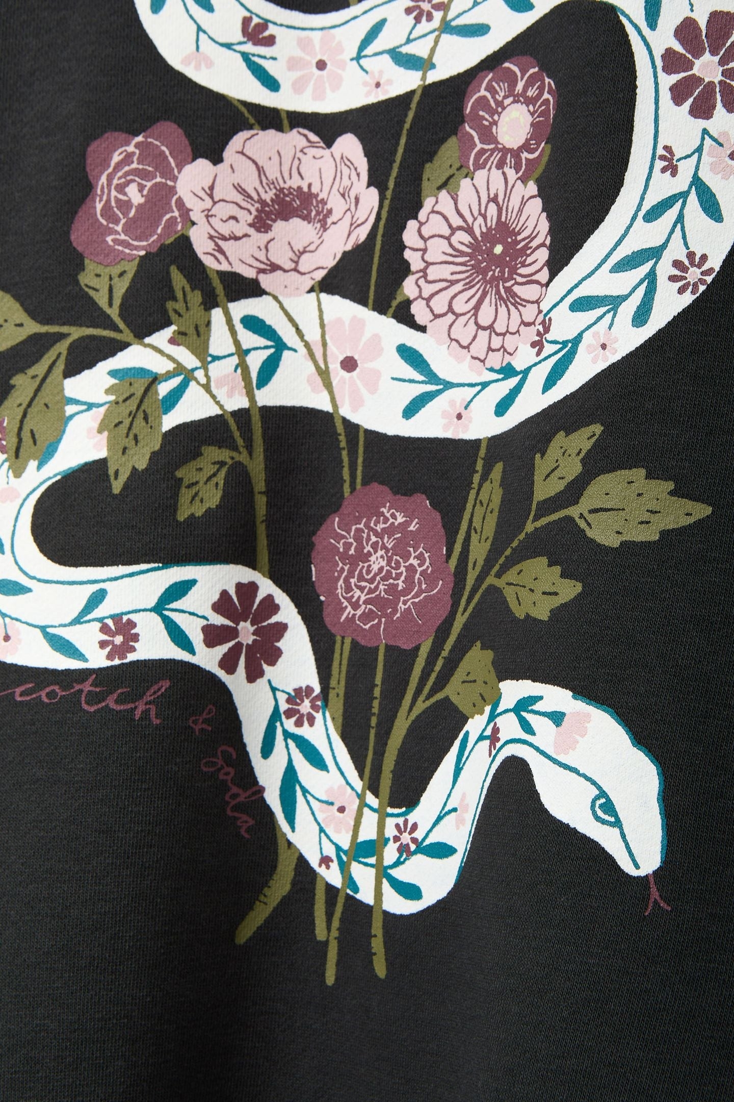 CREW NECK SWEATSHIRT BLACK SAND 5