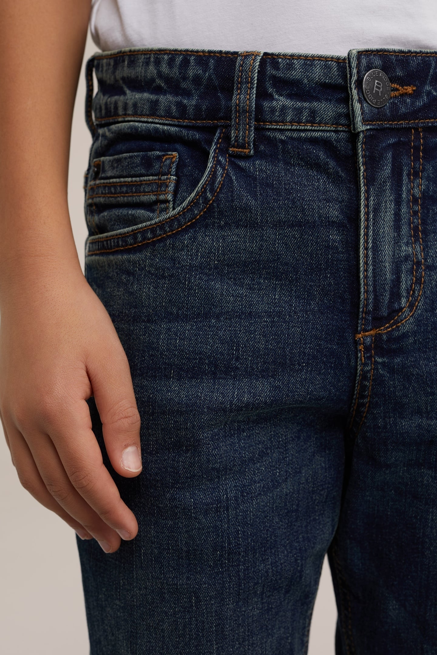 5-POCKET MID WAIST GREEN BLUE 5