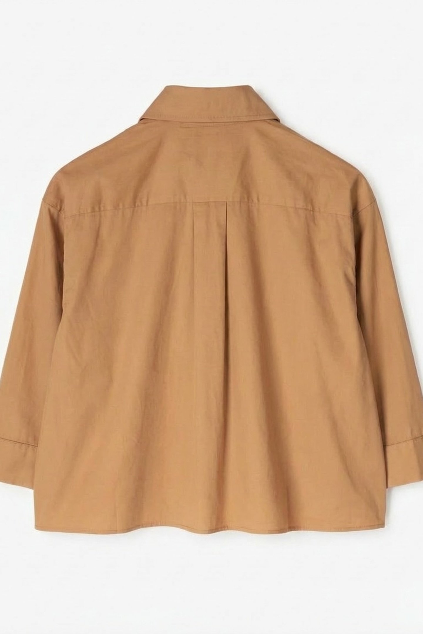 MIRACLE SHIRT POPLIN CAMEL 2