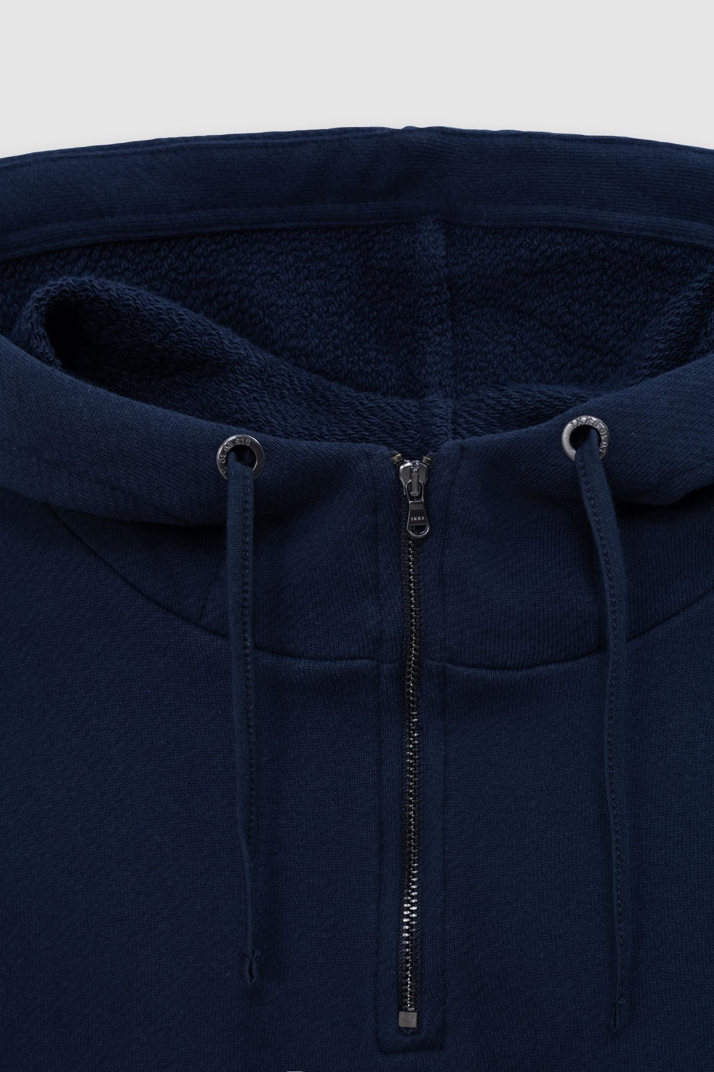 INK HOODIE WITH ZIPPED COLLAR 7