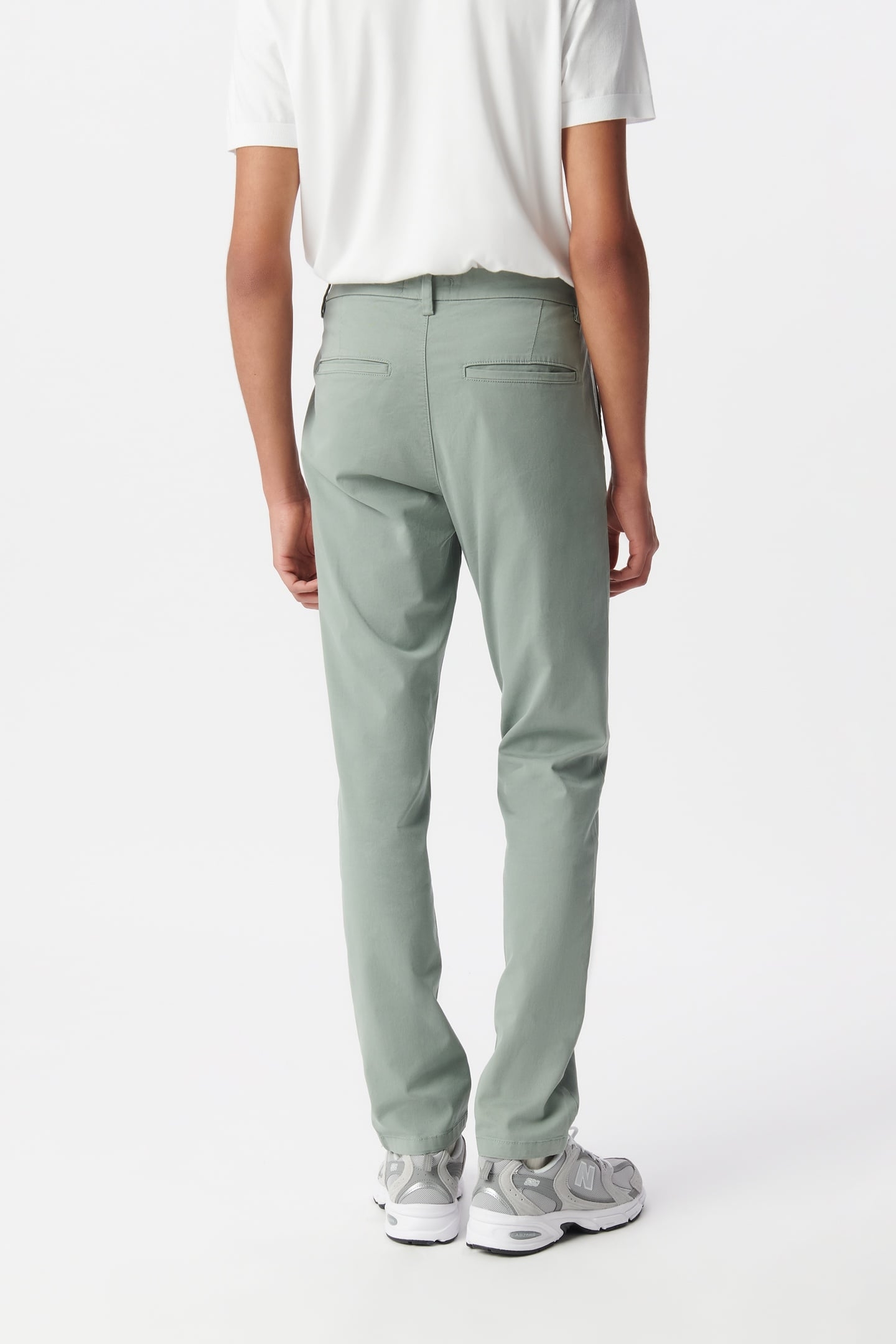 GREY BLUE SLIM CHINOS 2
