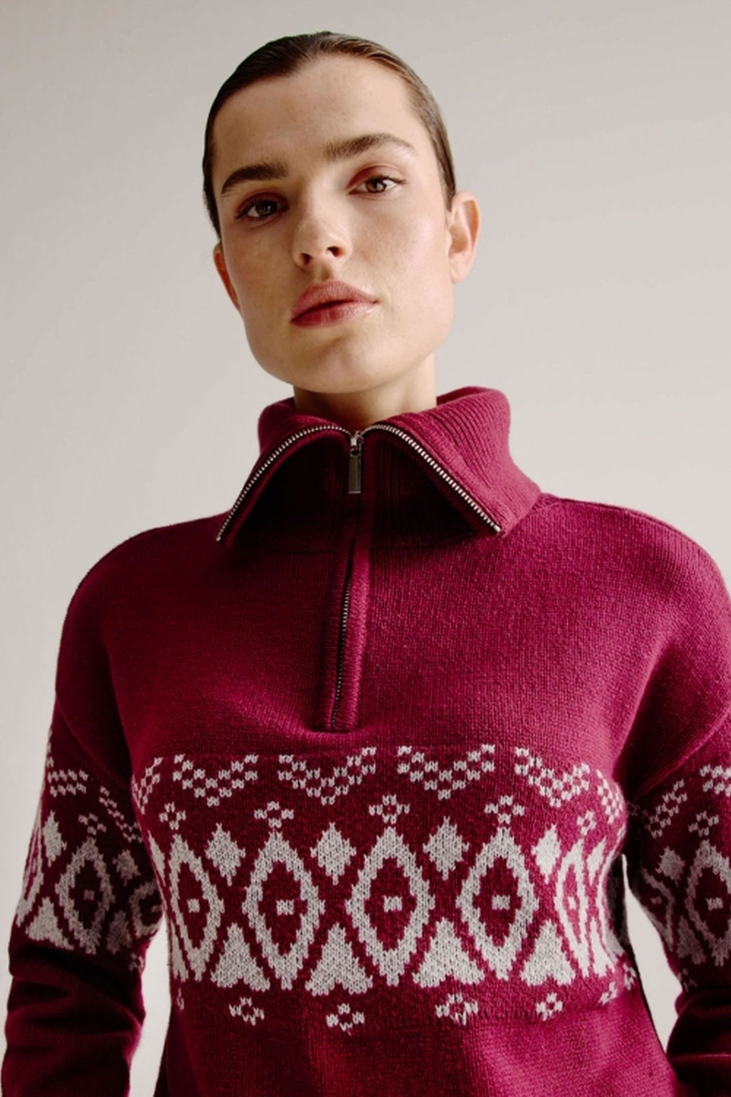 LYDIA SWEATER GREY PRINT 4