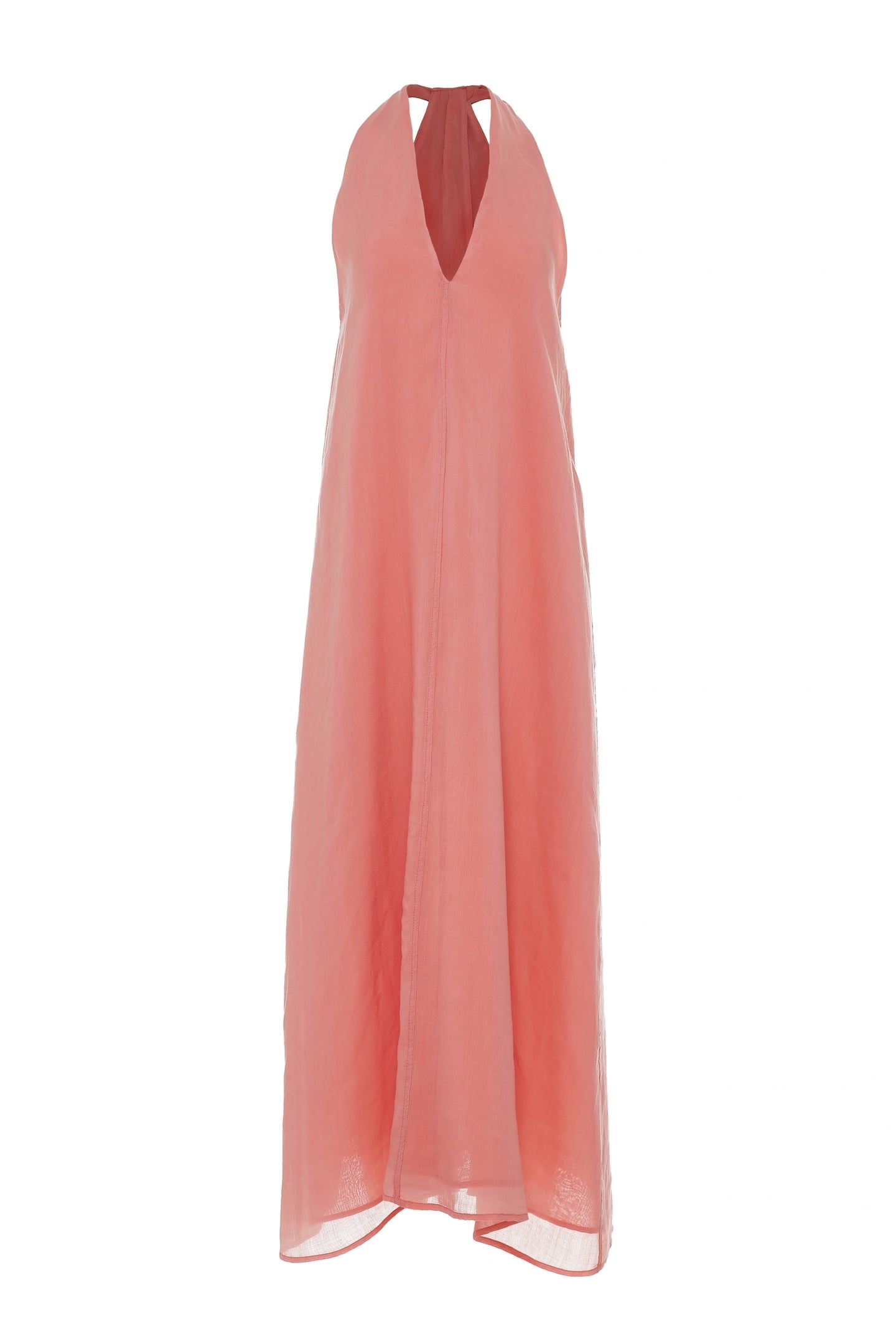 MUSE MIDI DRESS RAMIE CORAL 2
