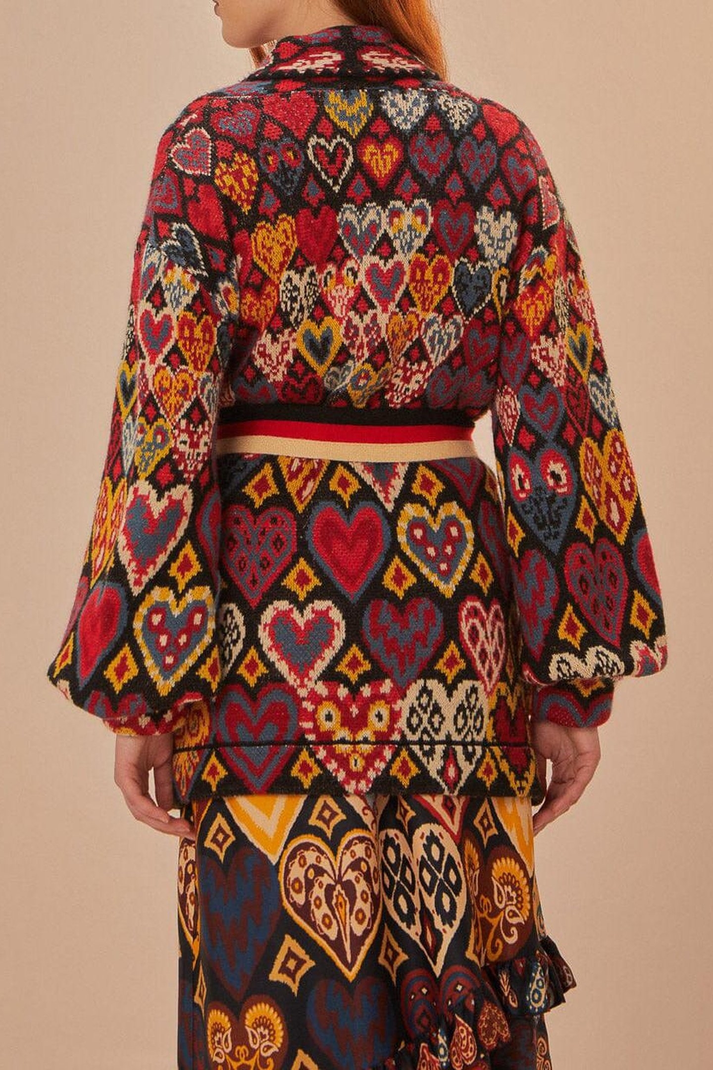 HEARTS IKAT KNIT BLAZER 3