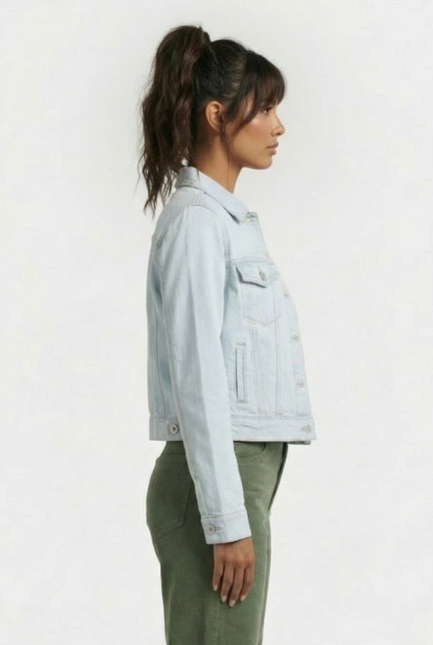 MACEE MICRO WSTRN DENIM LS JKT BLUE 3