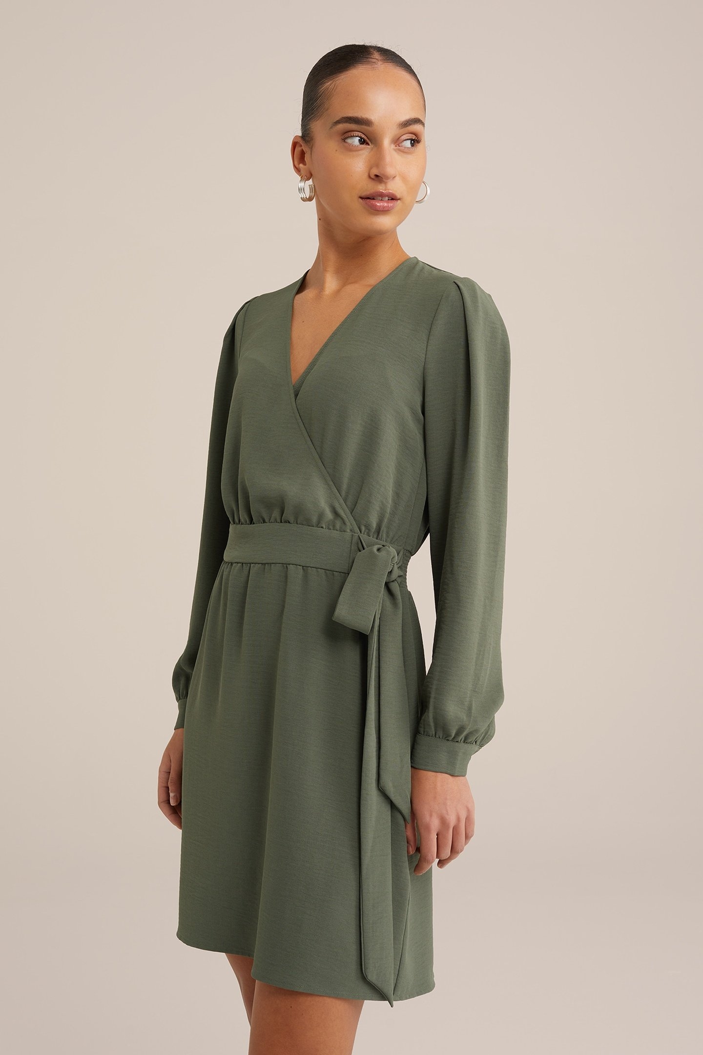 DRESS SHORT DARK GREEN 1