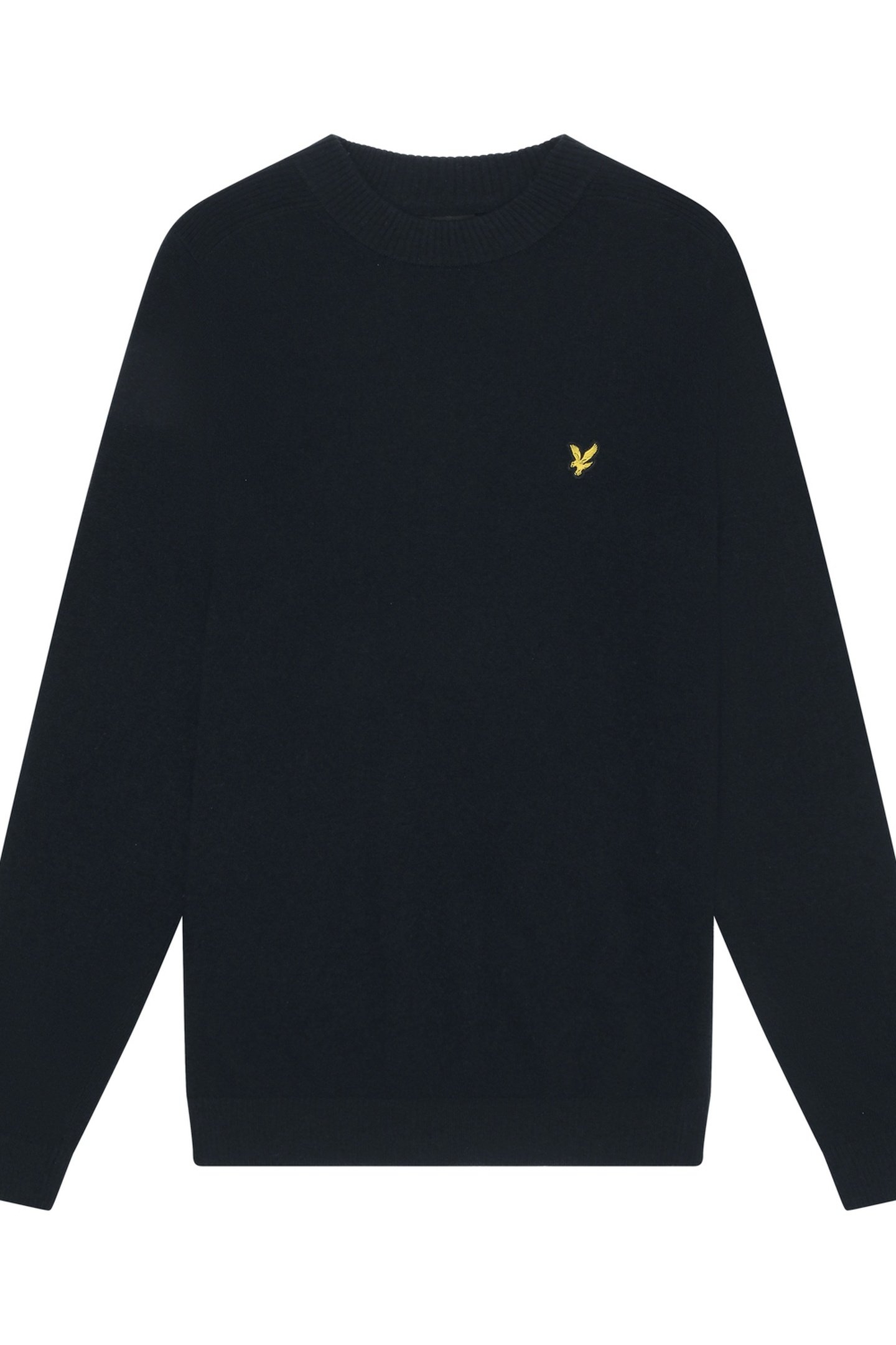 LAMBSWOOL BLEND MOCK NECK JUMPER DARK NAVY 4