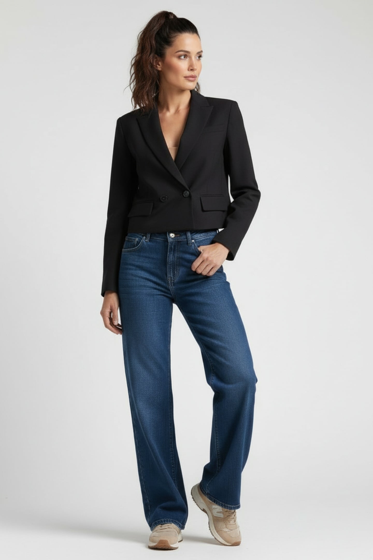 FITTED BLAZER BLACK 1