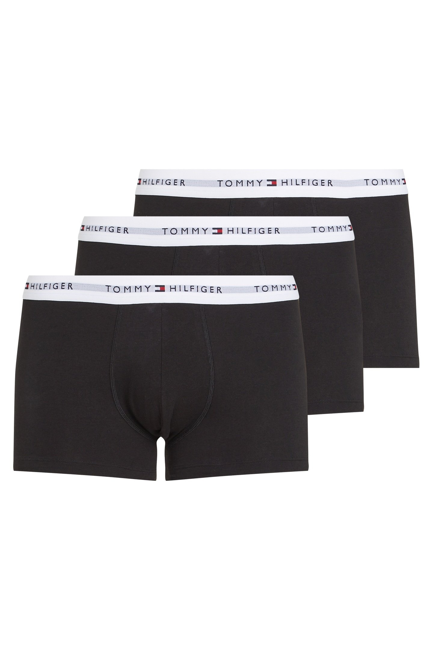 3-PACK LOGO WAISTBAND TRUNK WHITE 5