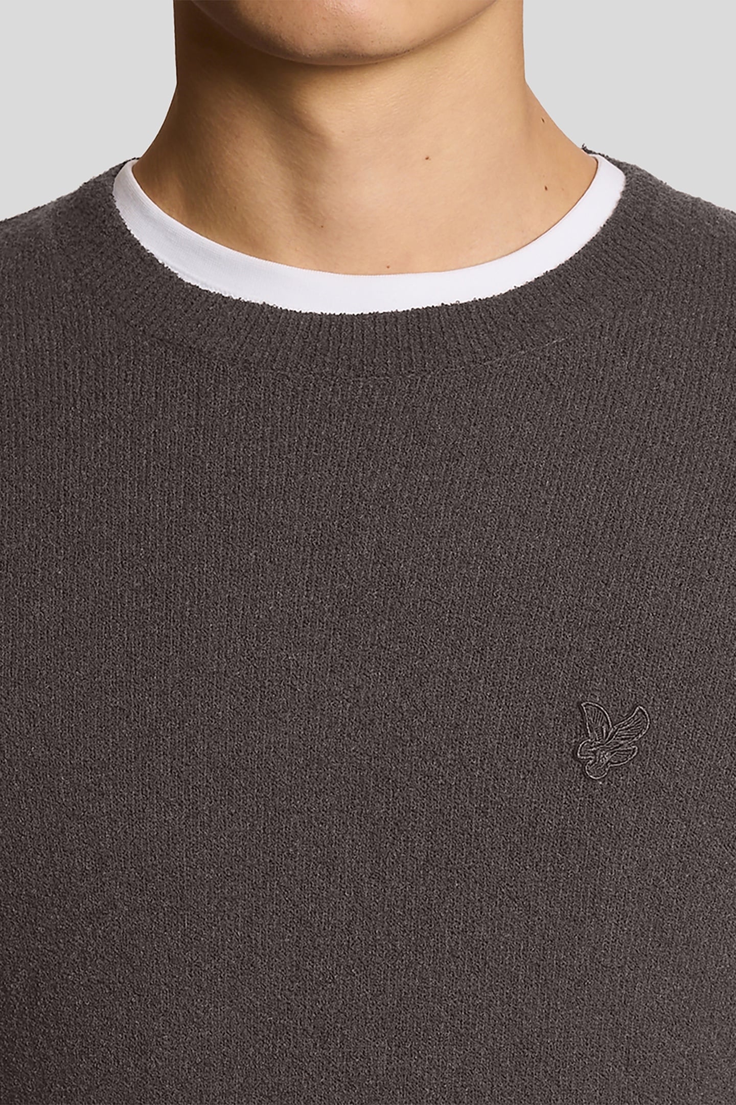 TEXTURED TRAVEL KNITTED JUMPER LICORICE 4