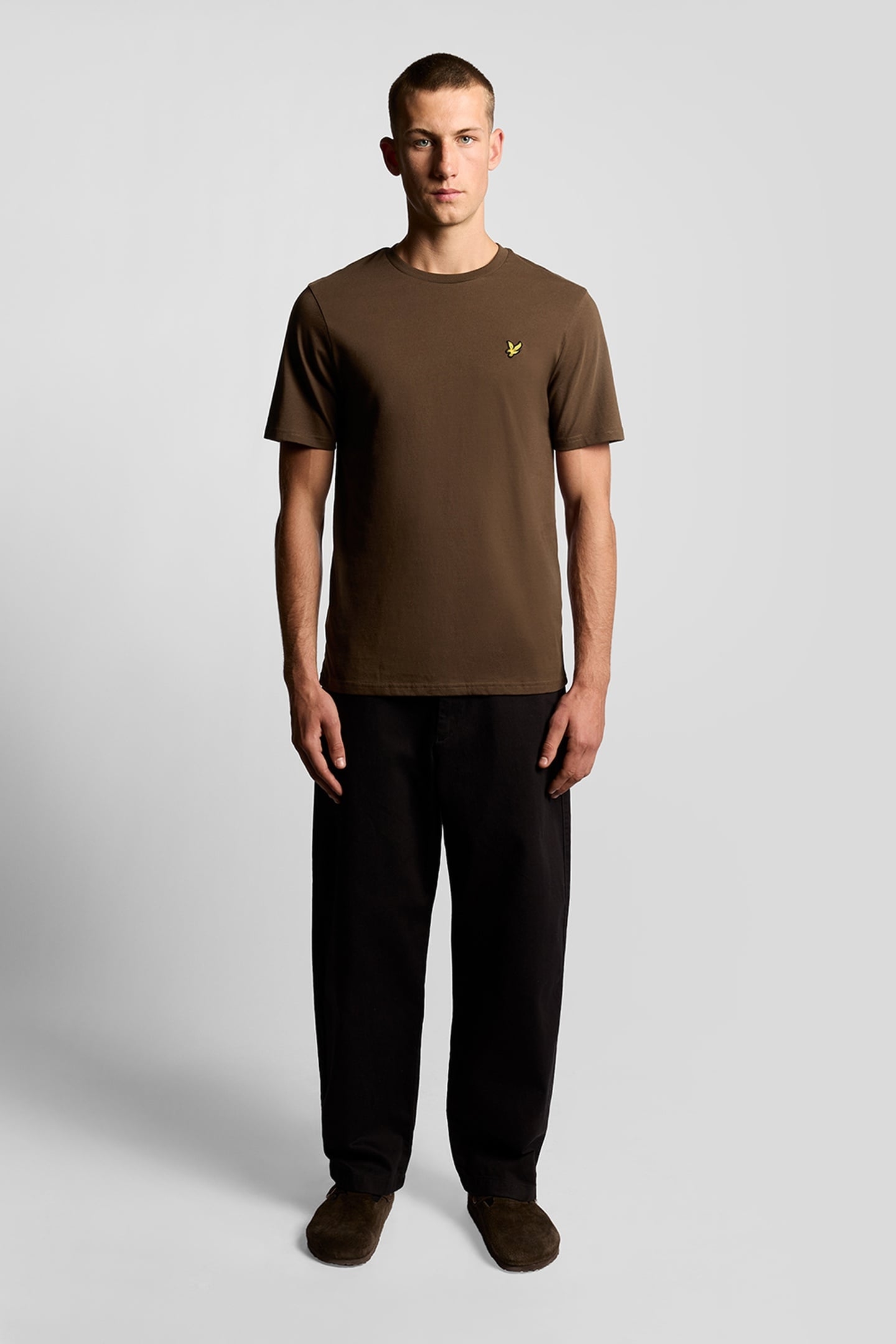 PLAIN T-SHIRT DEEP SEPIA 2