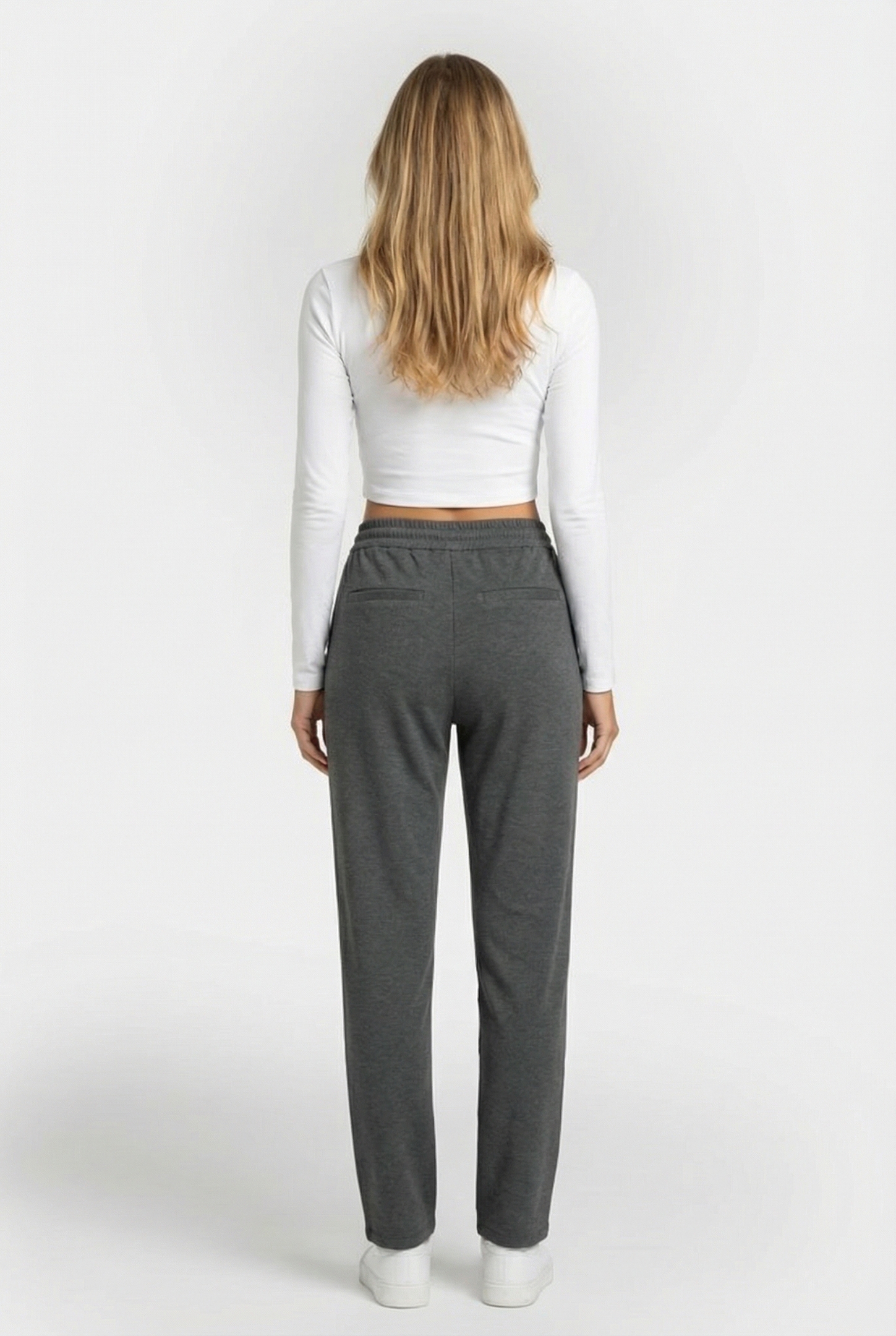 S.OLIVER PANT GREY/BLACK 2