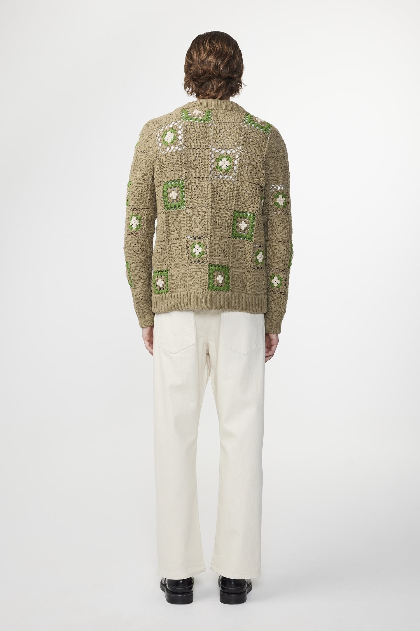 NATE CARDIGAN 6603 KHAKI BEIGE 3