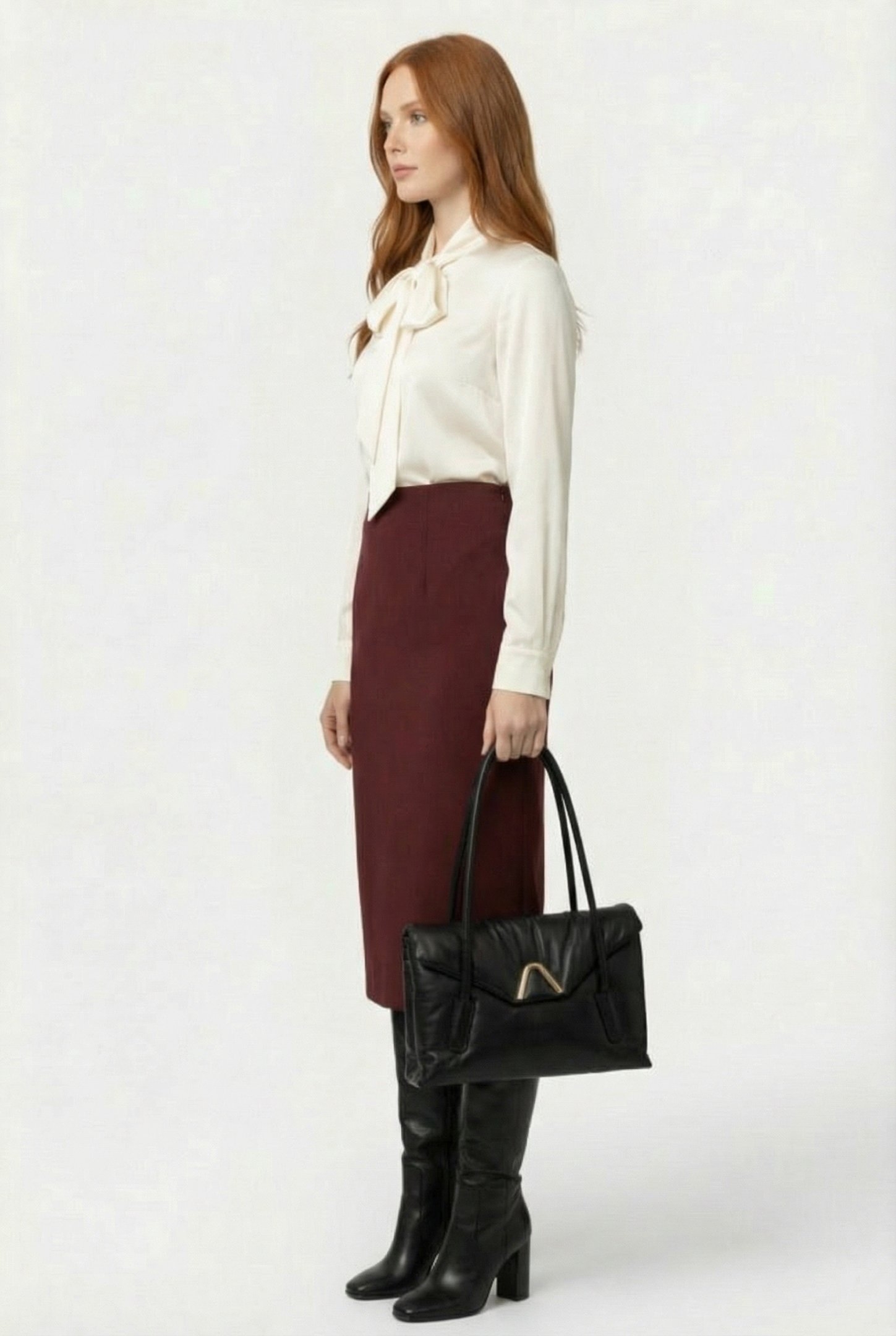 SHOULDER BAG IN PUFFY SMOOTH LEATHER 2