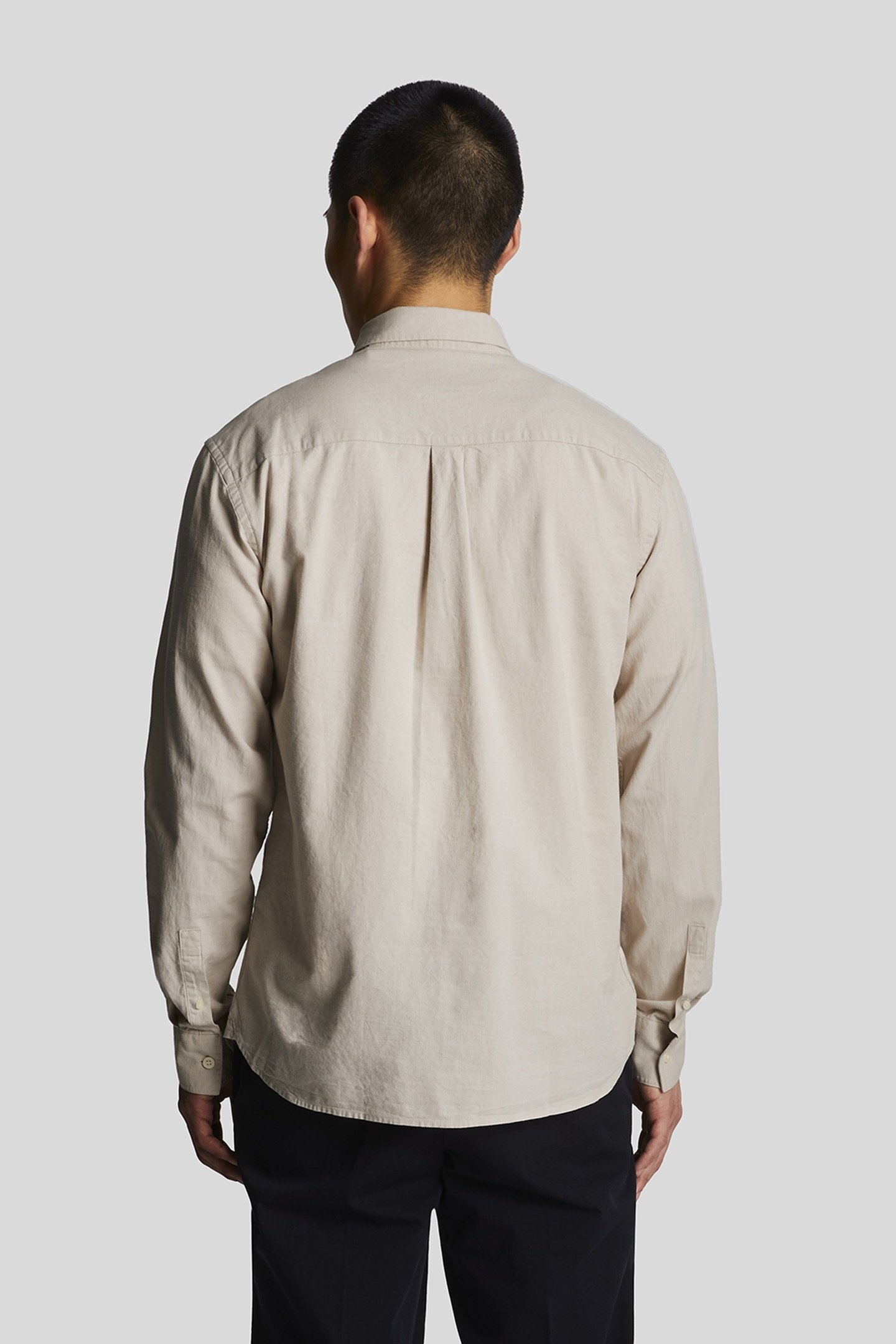 COTTON LINEN BUTTON DOWN SHIRT COVE 3