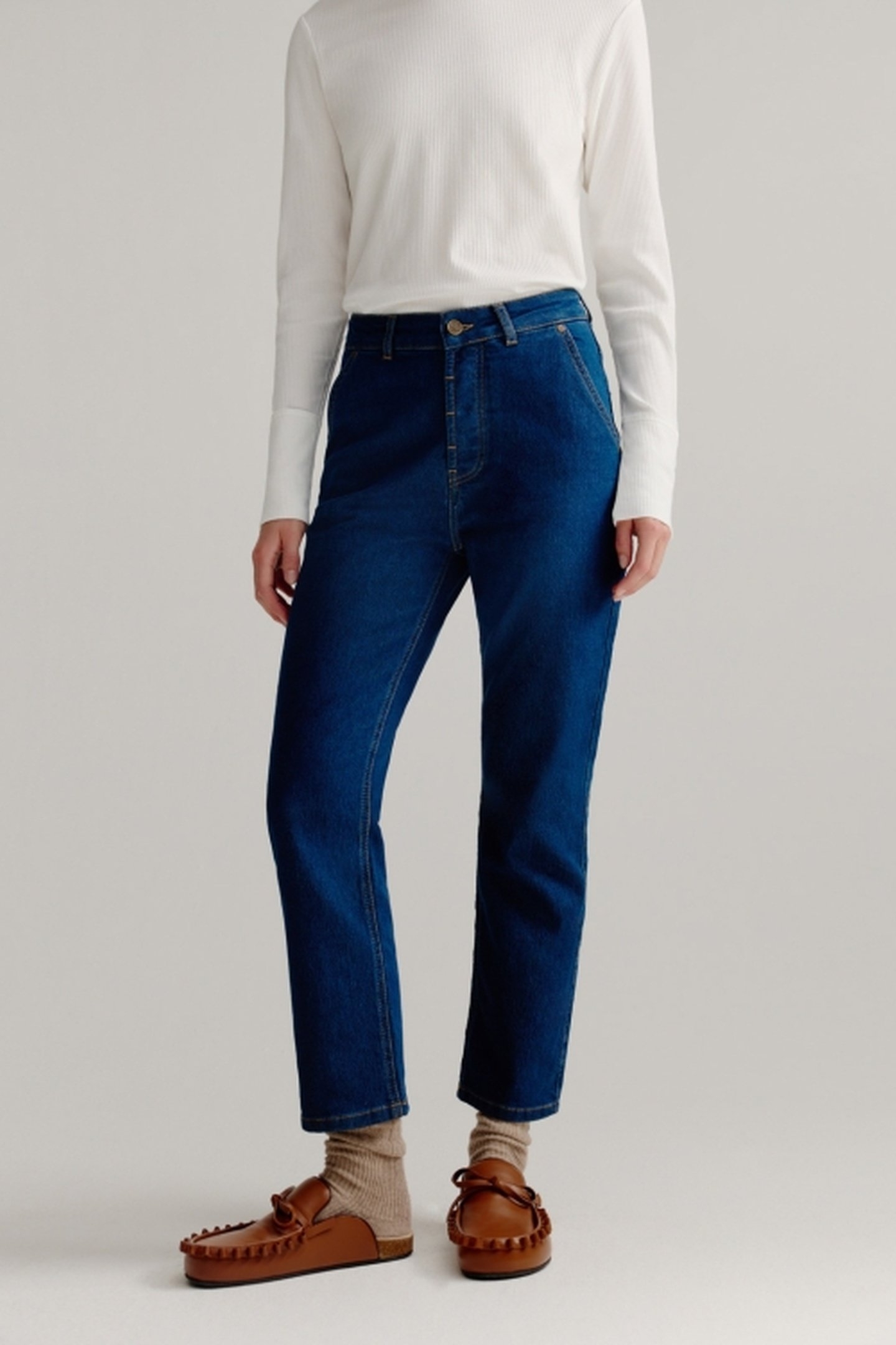 ANDREW CHINO MID BLUE JEANS 2