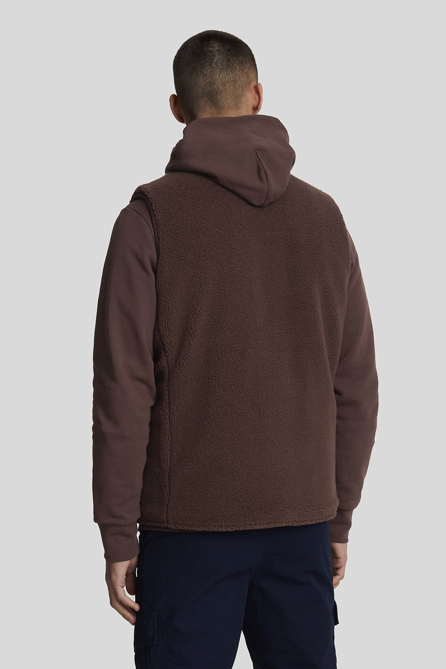 REVERSIBLE QUILTED GILET RUBBER RED 3