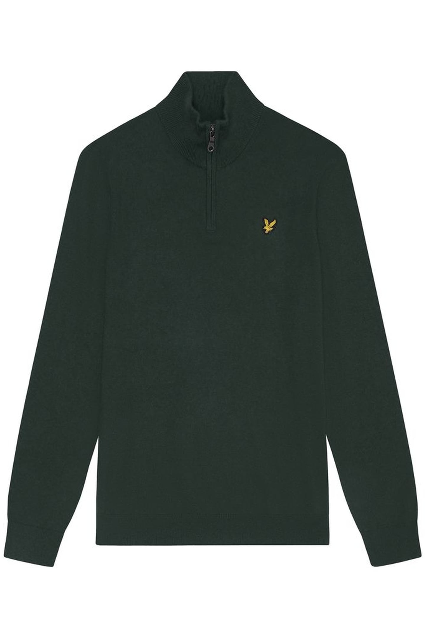 COTTON MERINO QUARTER ZIP JUMPER ARGYLE TEAL 2